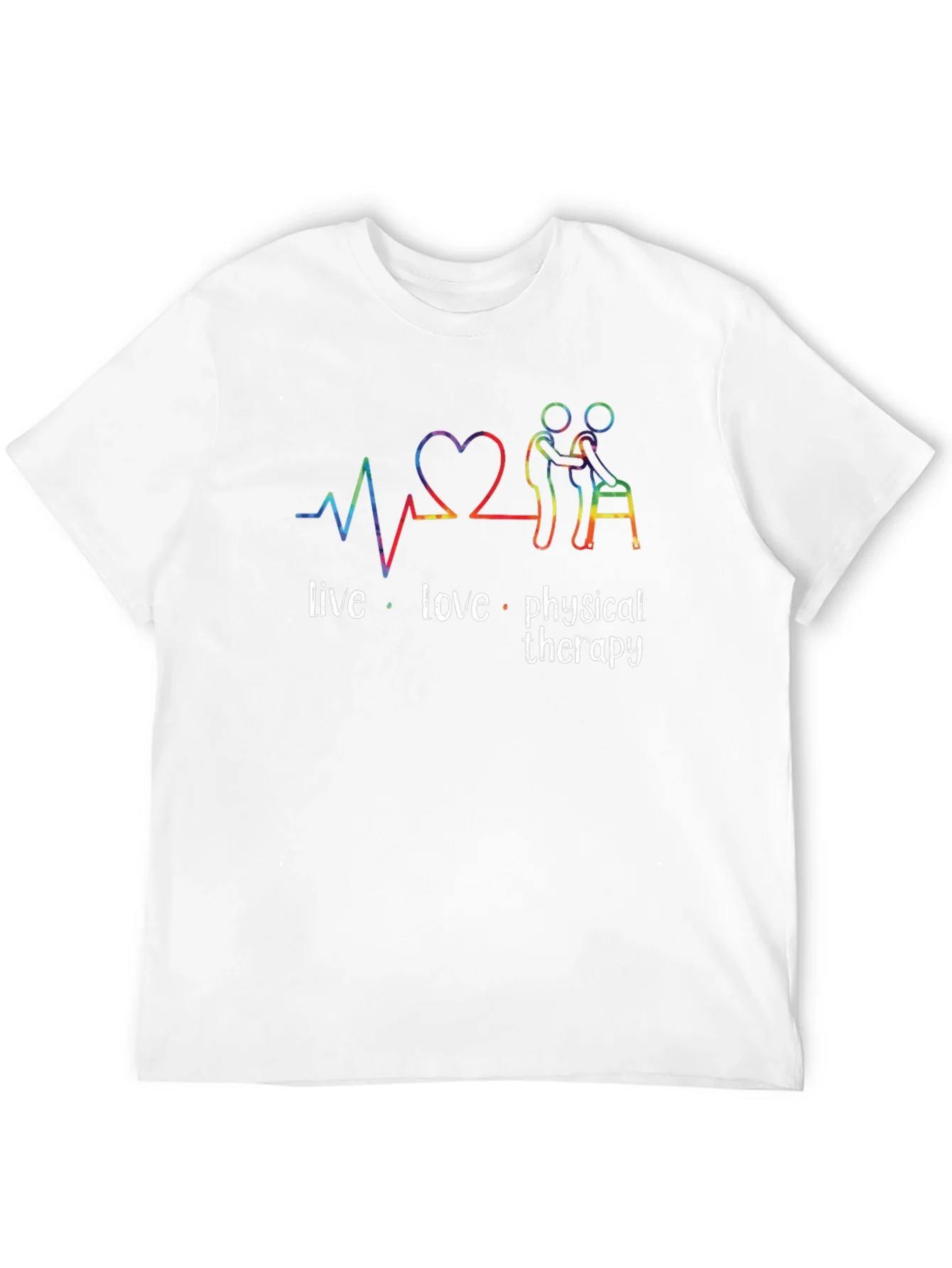 Camiseta Negra Live Love Physical Therapy