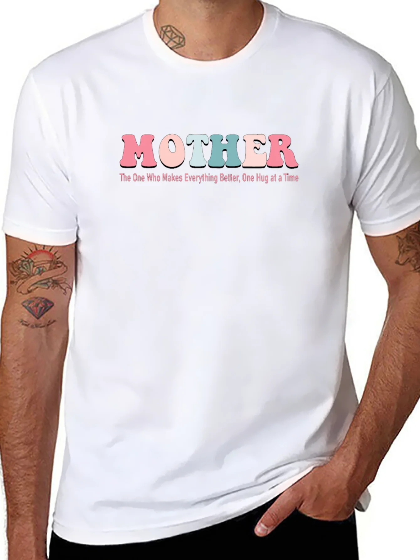 Camiseta Negra Mother - One Hug at a Time