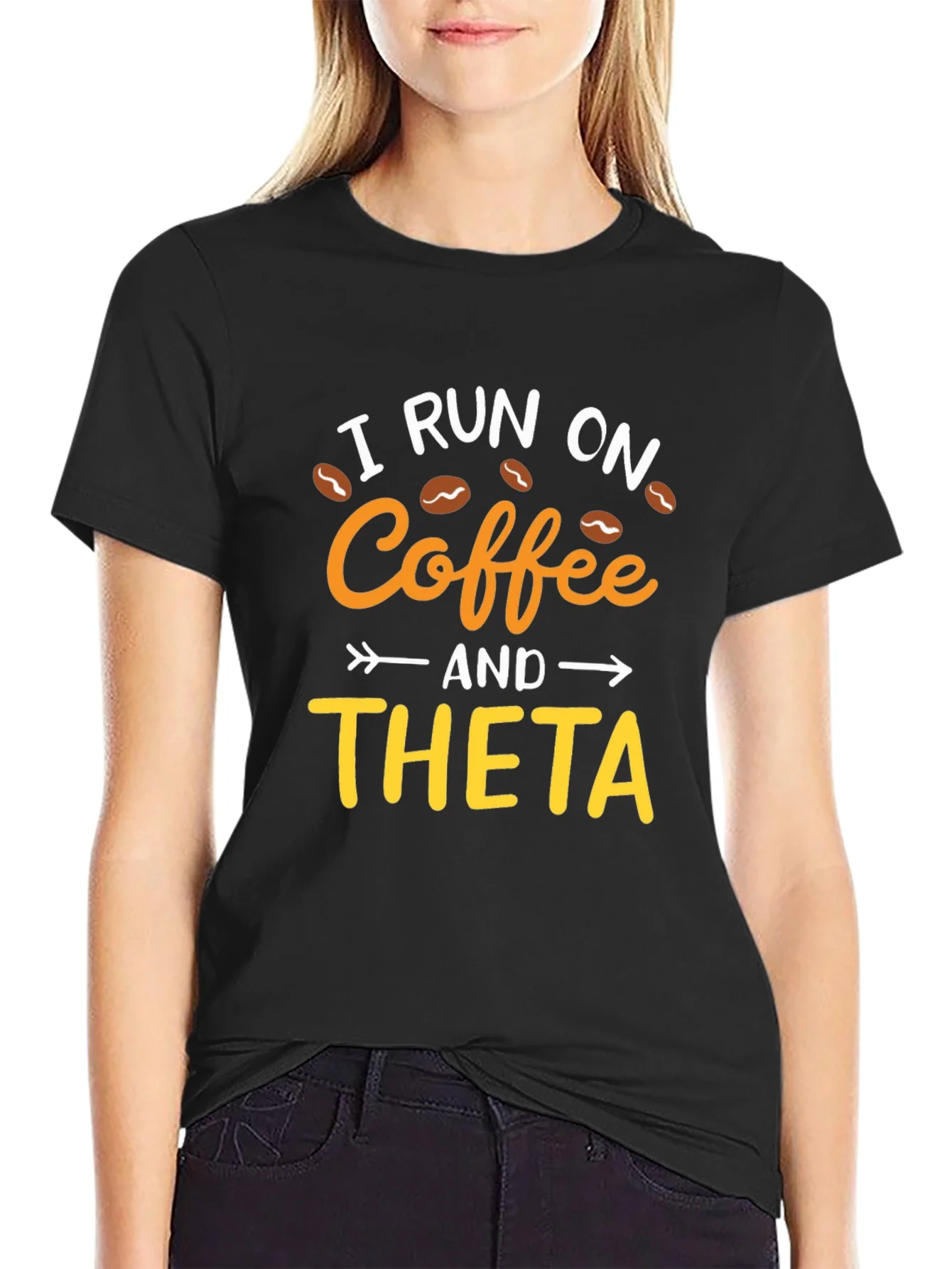 Camiseta Negra: Caf¨¦ y Theta para un D¨ªa Activo