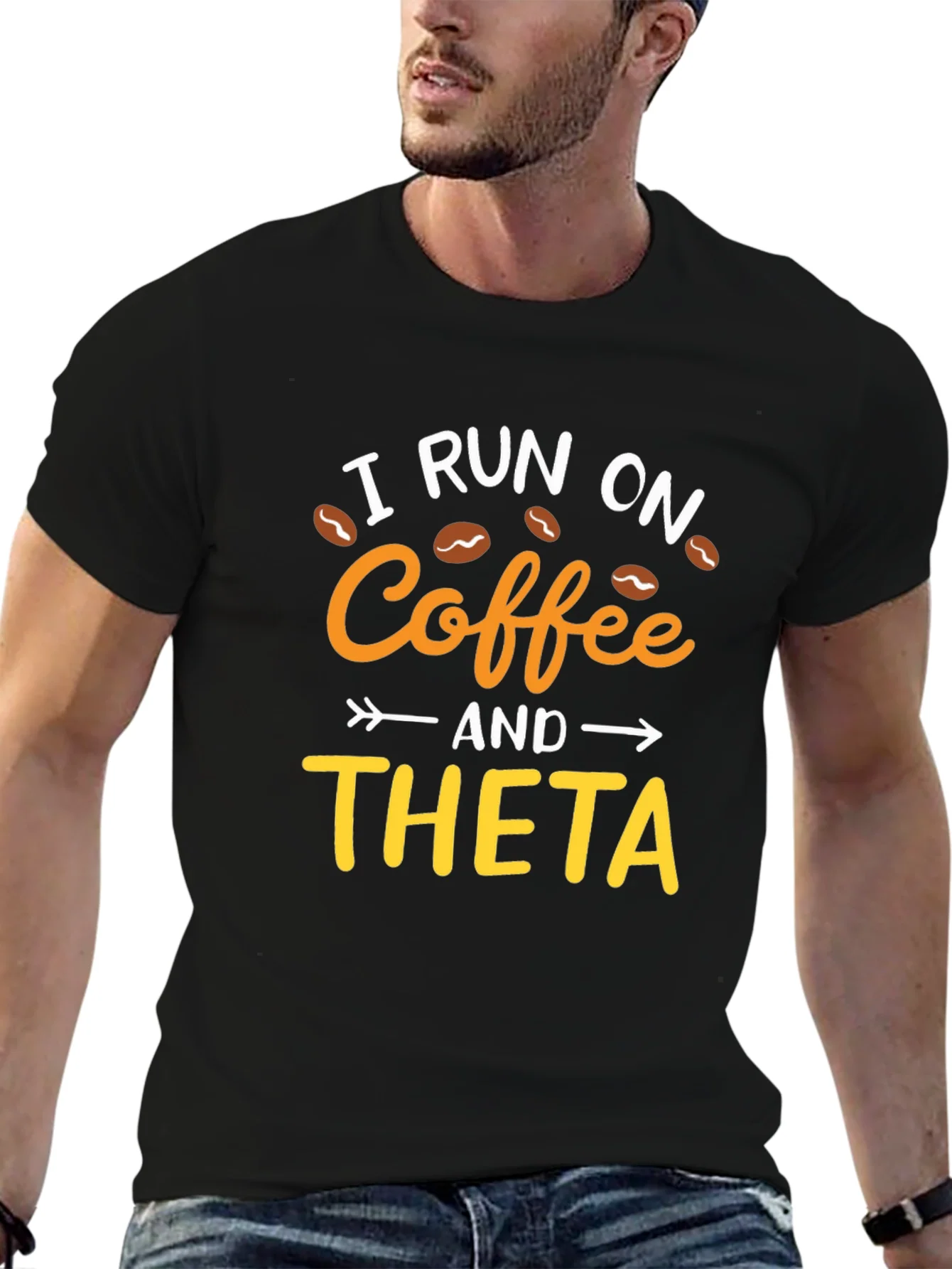 Camiseta Negra: Caf¨¦ y Theta para un D¨ªa Activo