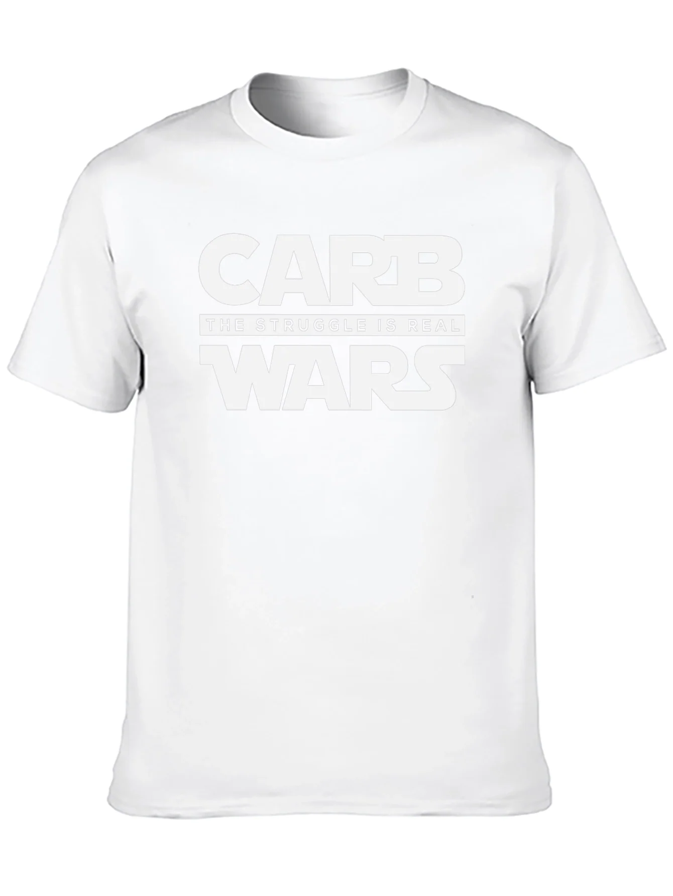 Camiseta Negra Carb Wars: La Lucha es Real