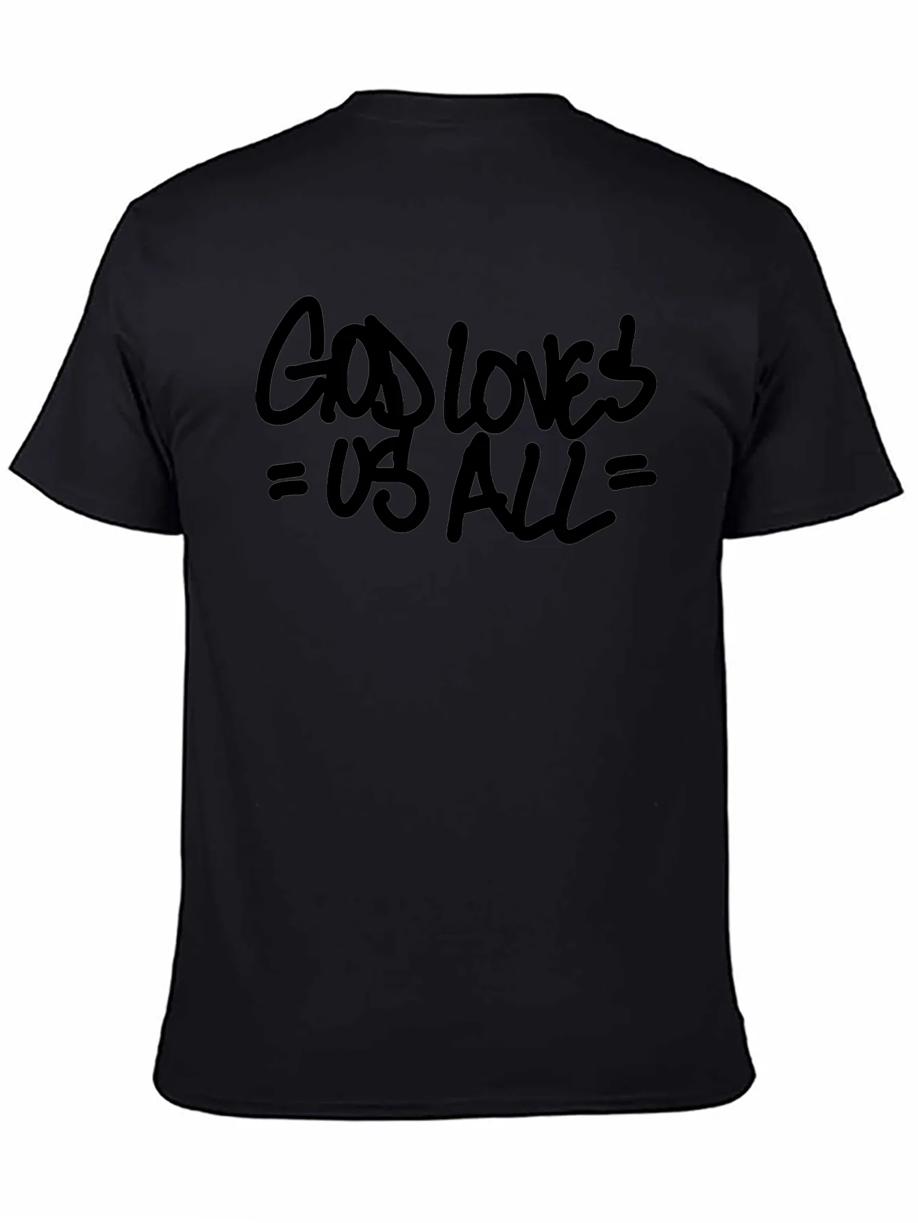 Rebbecca God Loves Us All Graphic Tee - Black
