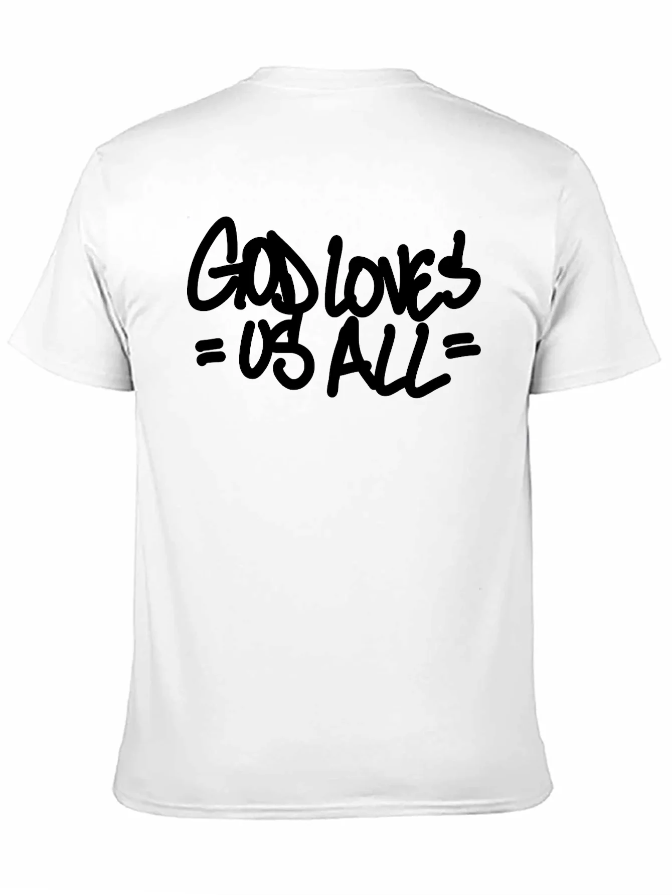 Rebbecca God Loves Us All Graphic Tee - Black