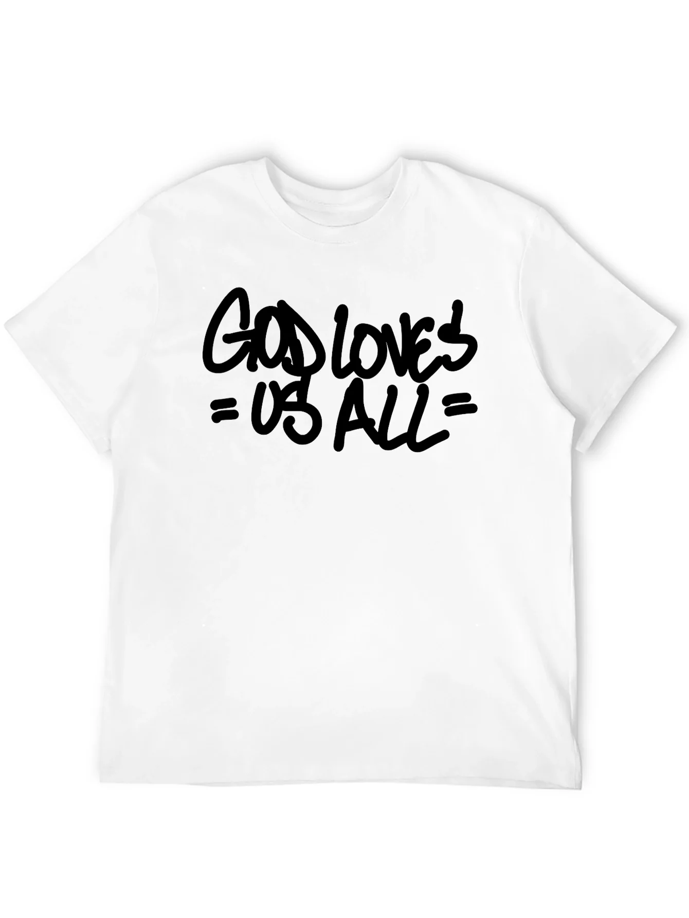 Rebbecca God Loves Us All Graphic Tee - Black