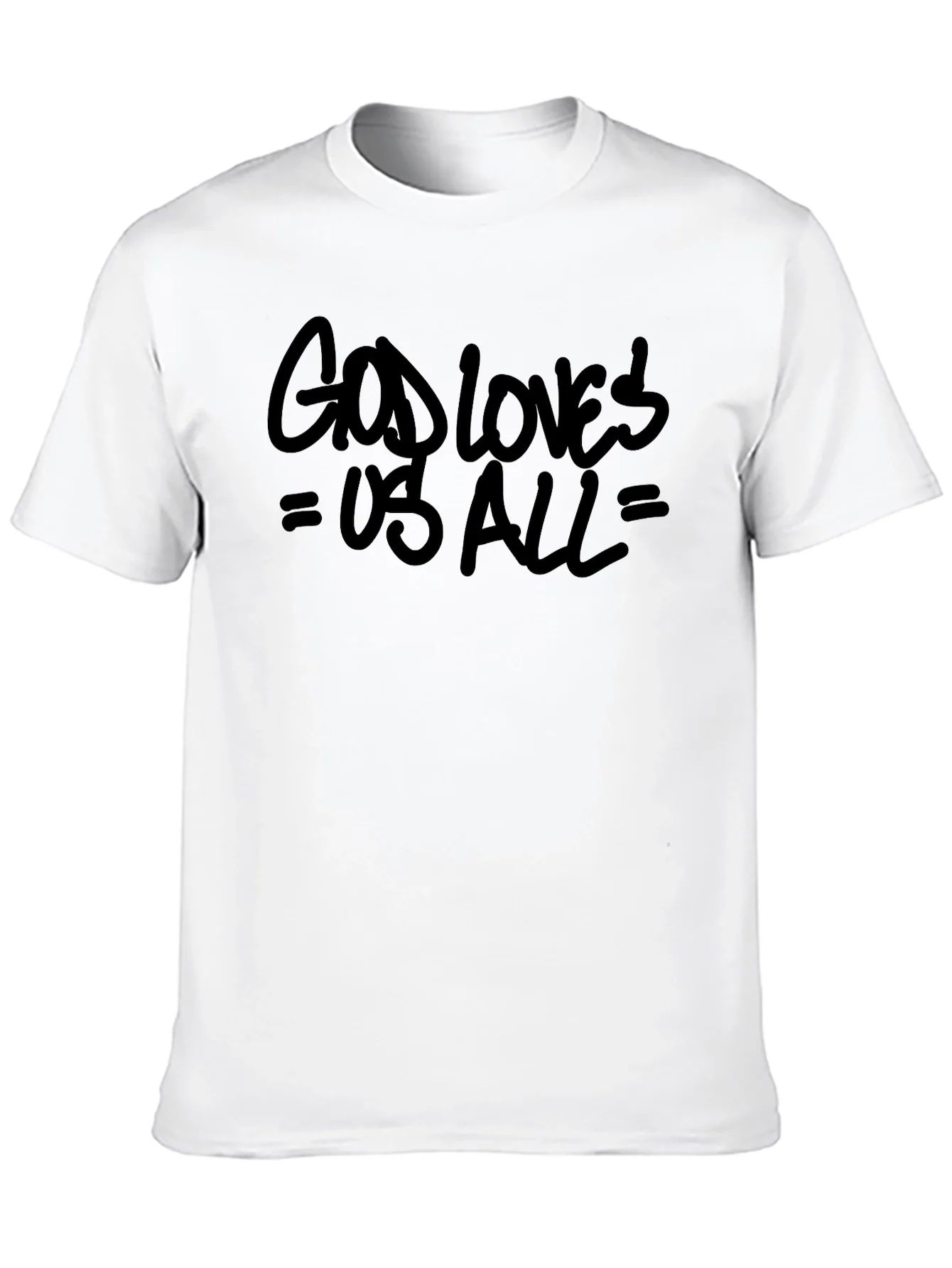 Rebbecca God Loves Us All Graphic Tee - Black
