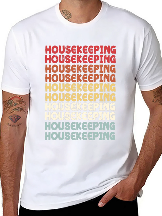 Rebbecca Housekeeping Retro T-Shirt - Cleaning Crew Appreciation Tee