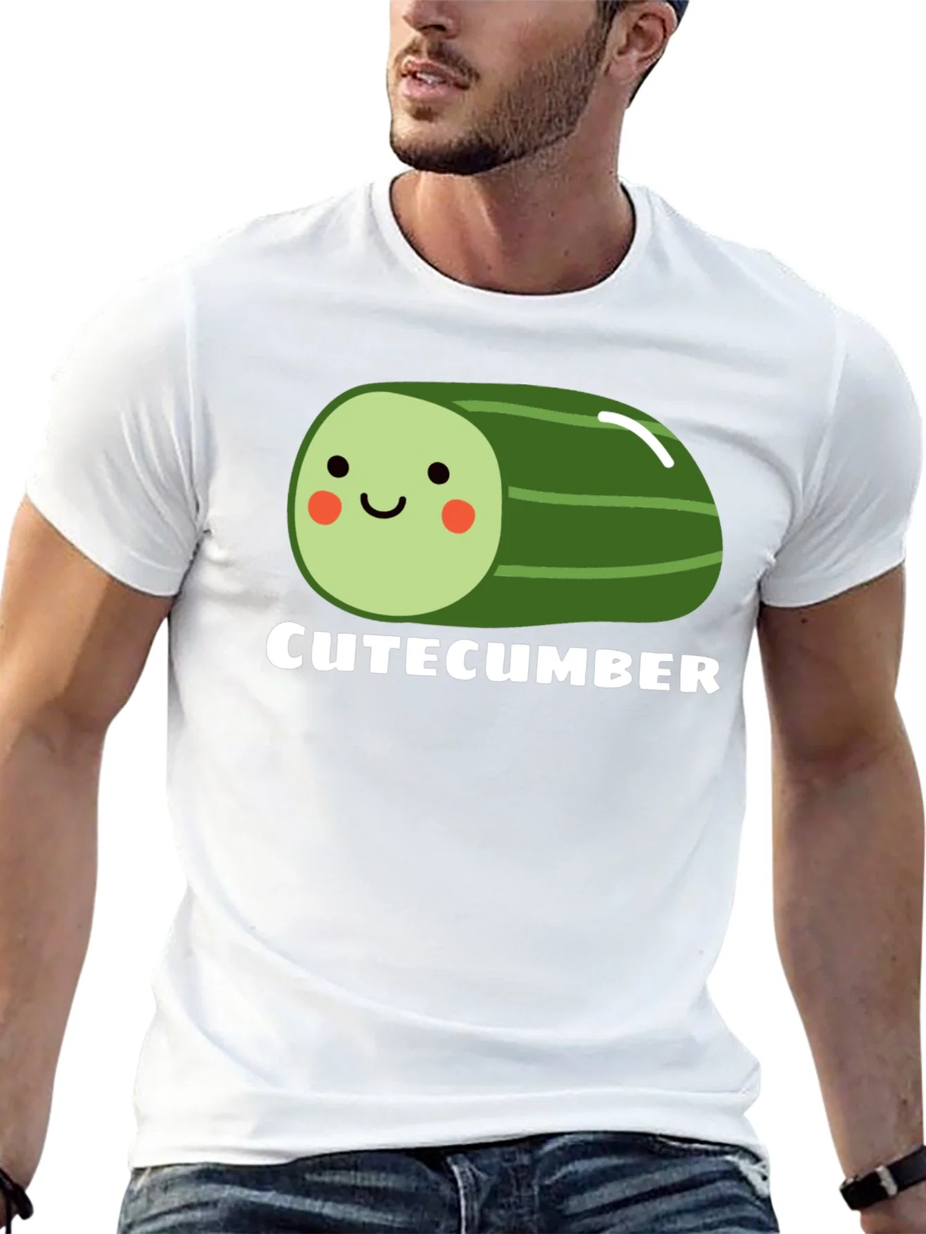 Rebbecca CuteCumber Black Graphic Tee