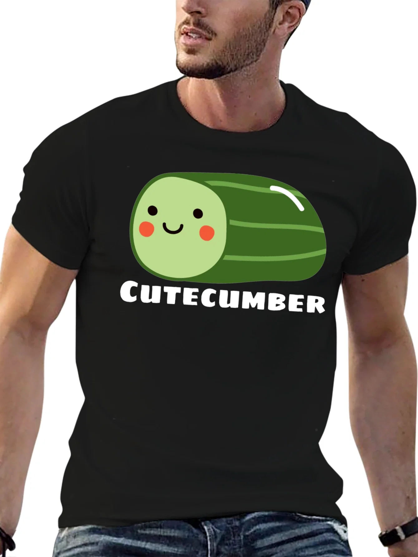 Rebbecca CuteCumber Black Graphic Tee