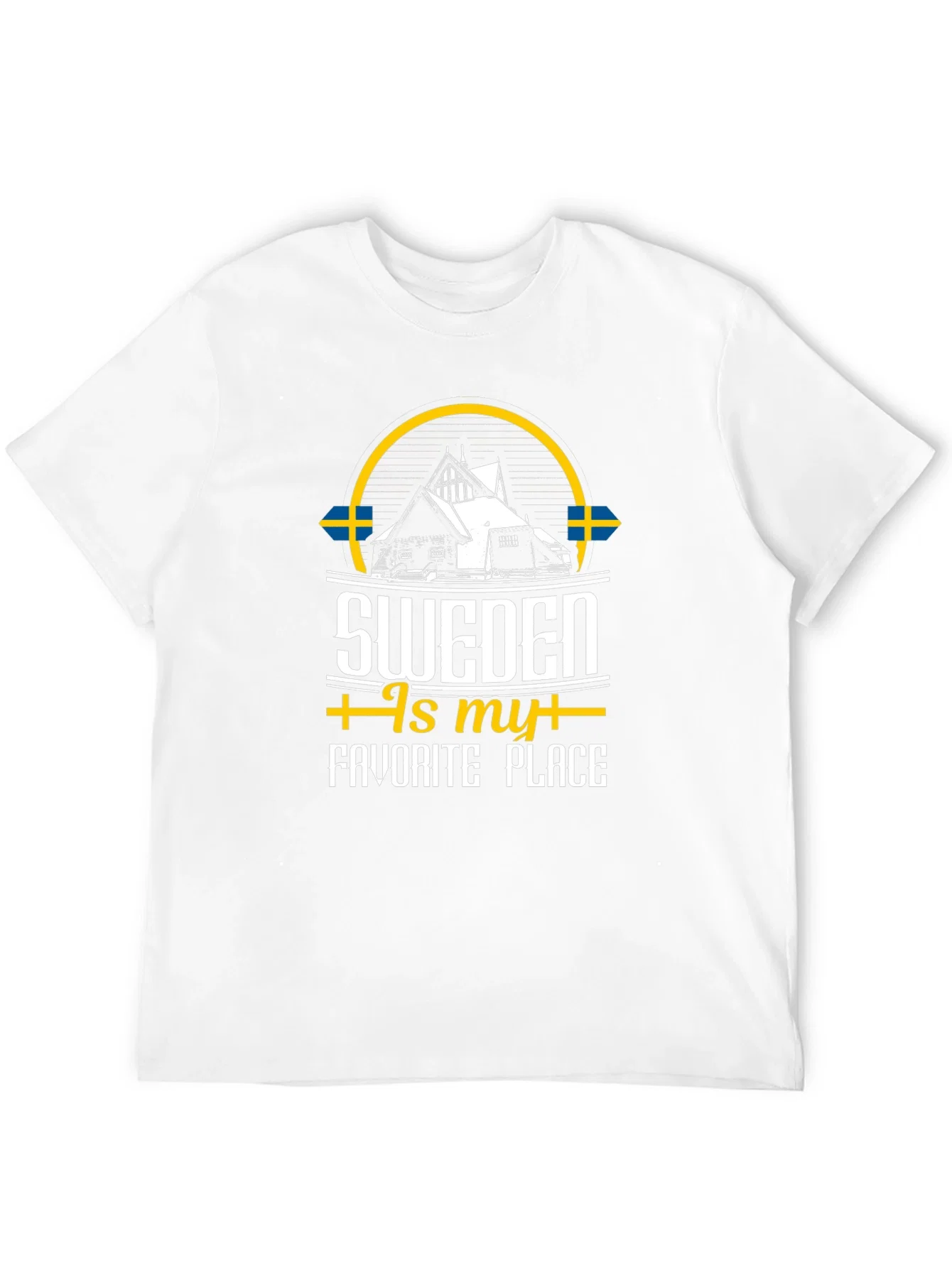 Rebbecca Sweden Is My Favorite Place Graphic T-Shirt