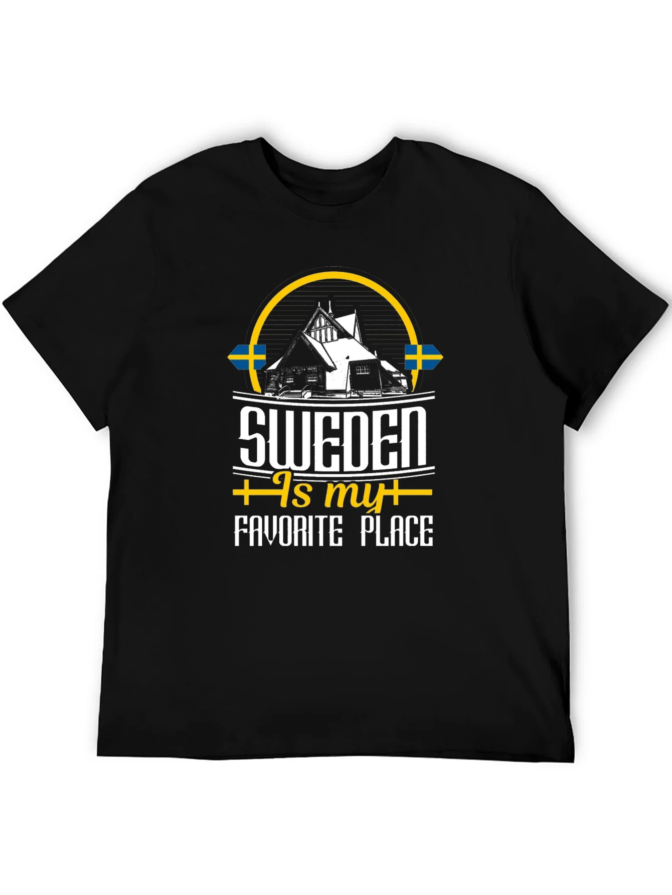 Rebbecca Sweden Is My Favorite Place Graphic T-Shirt