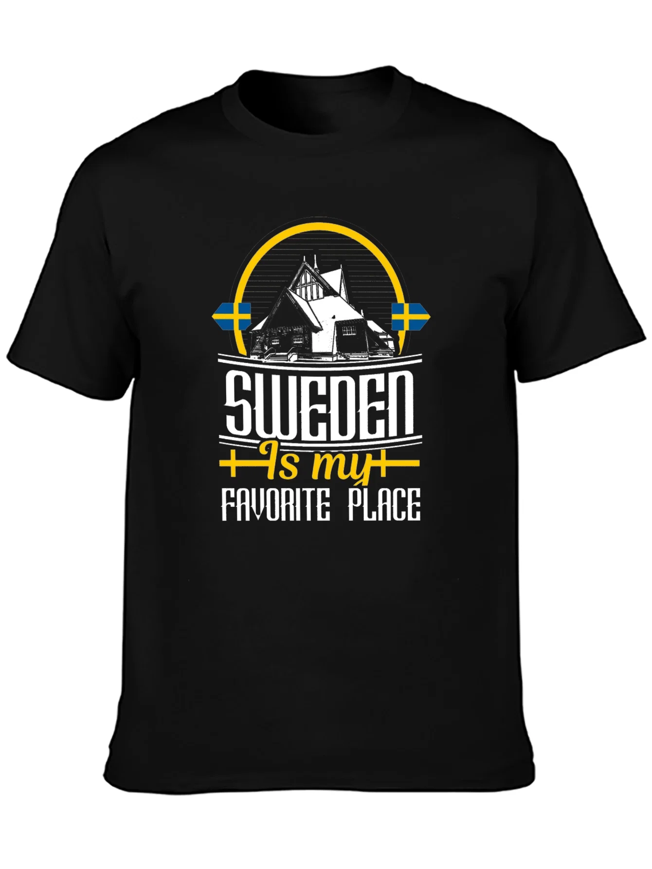 Rebbecca Sweden Is My Favorite Place Graphic T-Shirt