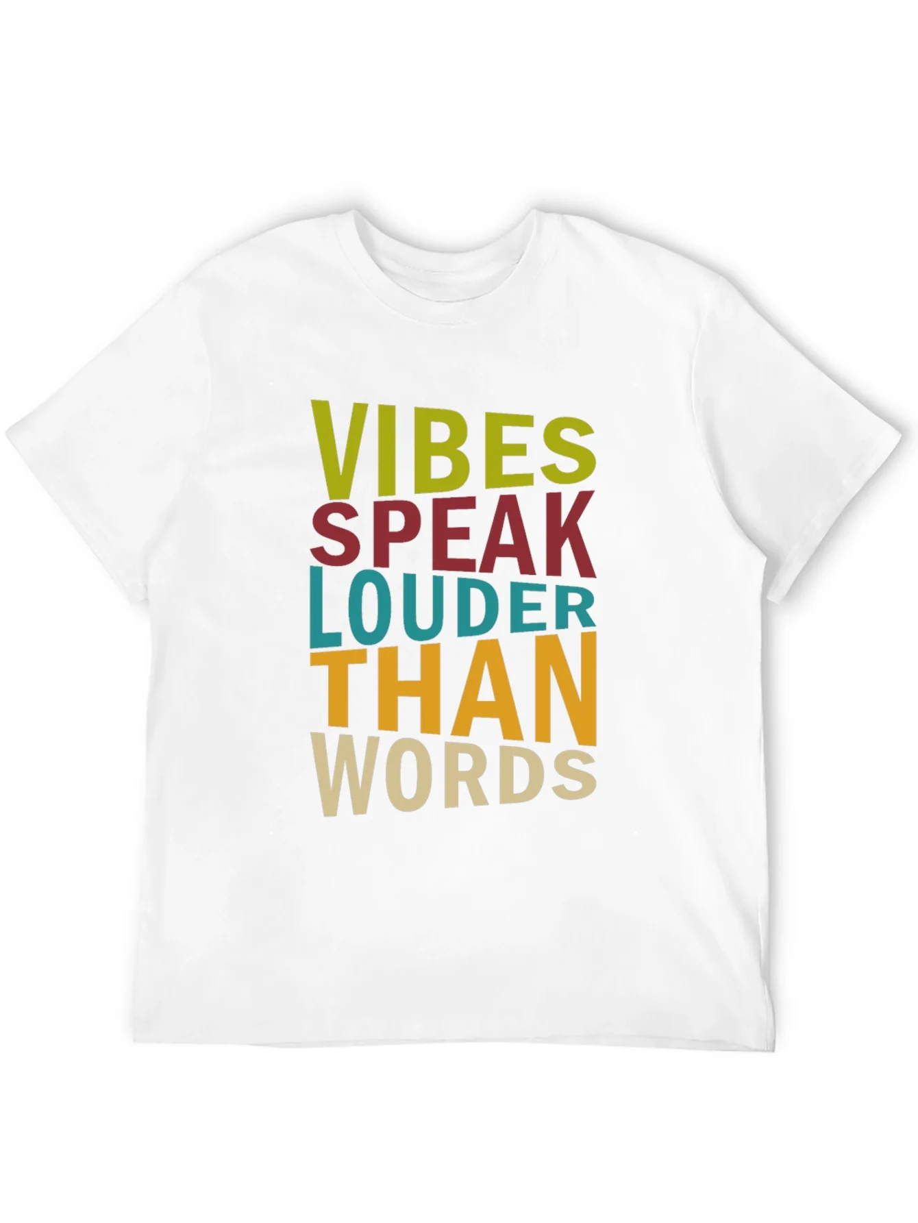 Rebbecca Vibes Speak Louder Than Words Graphic T-Shirt