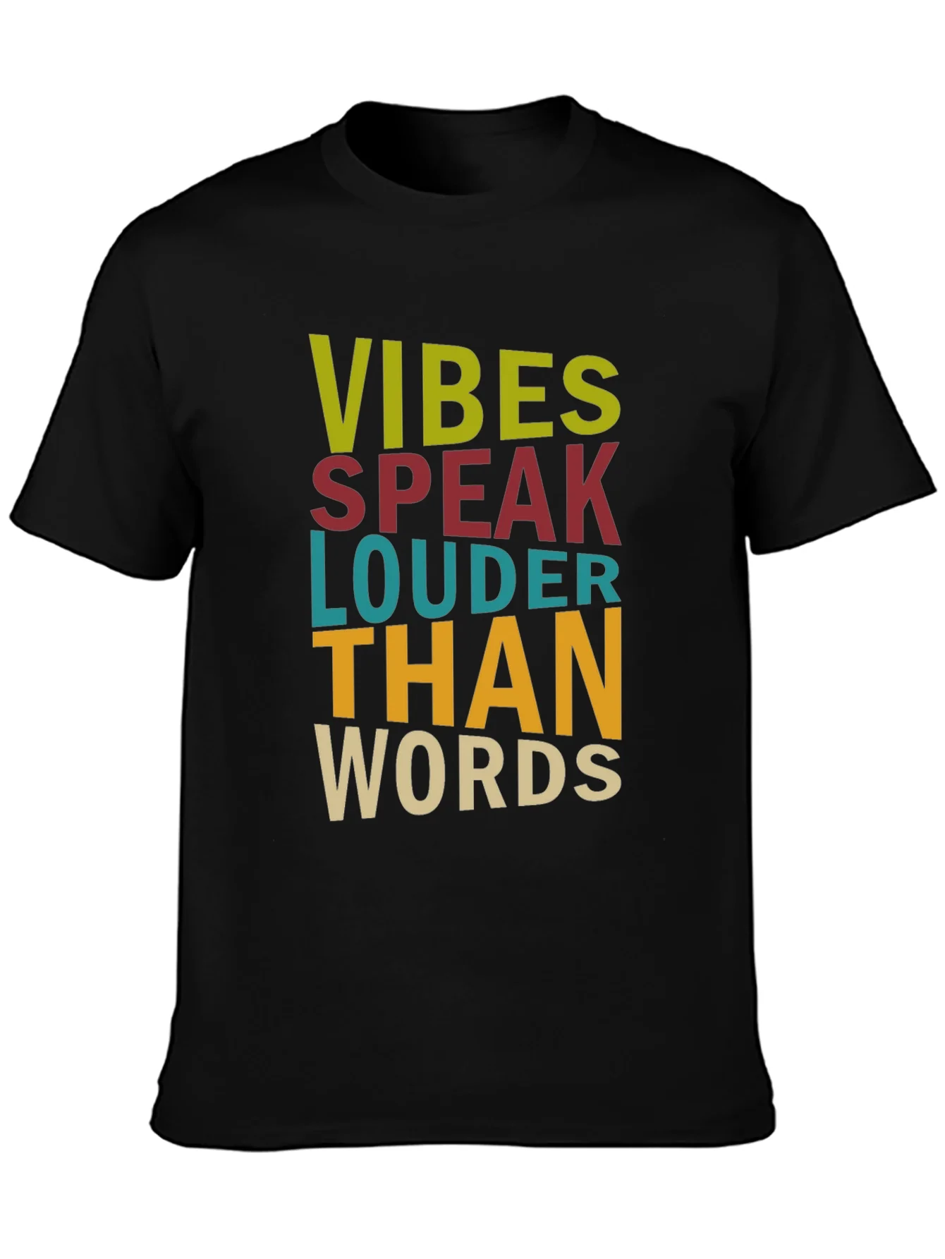 Rebbecca Vibes Speak Louder Than Words Graphic T-Shirt
