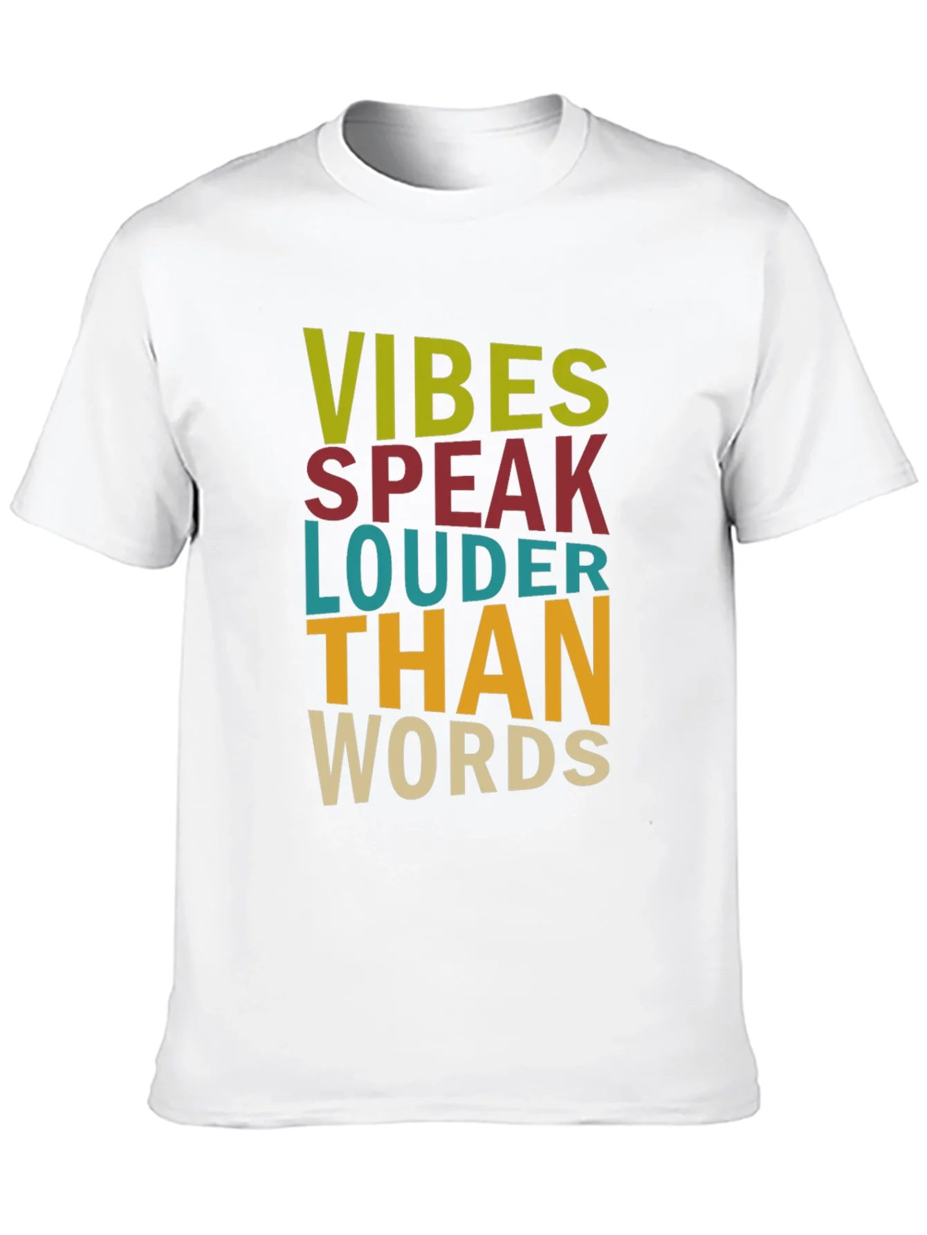 Rebbecca Vibes Speak Louder Than Words Graphic T-Shirt
