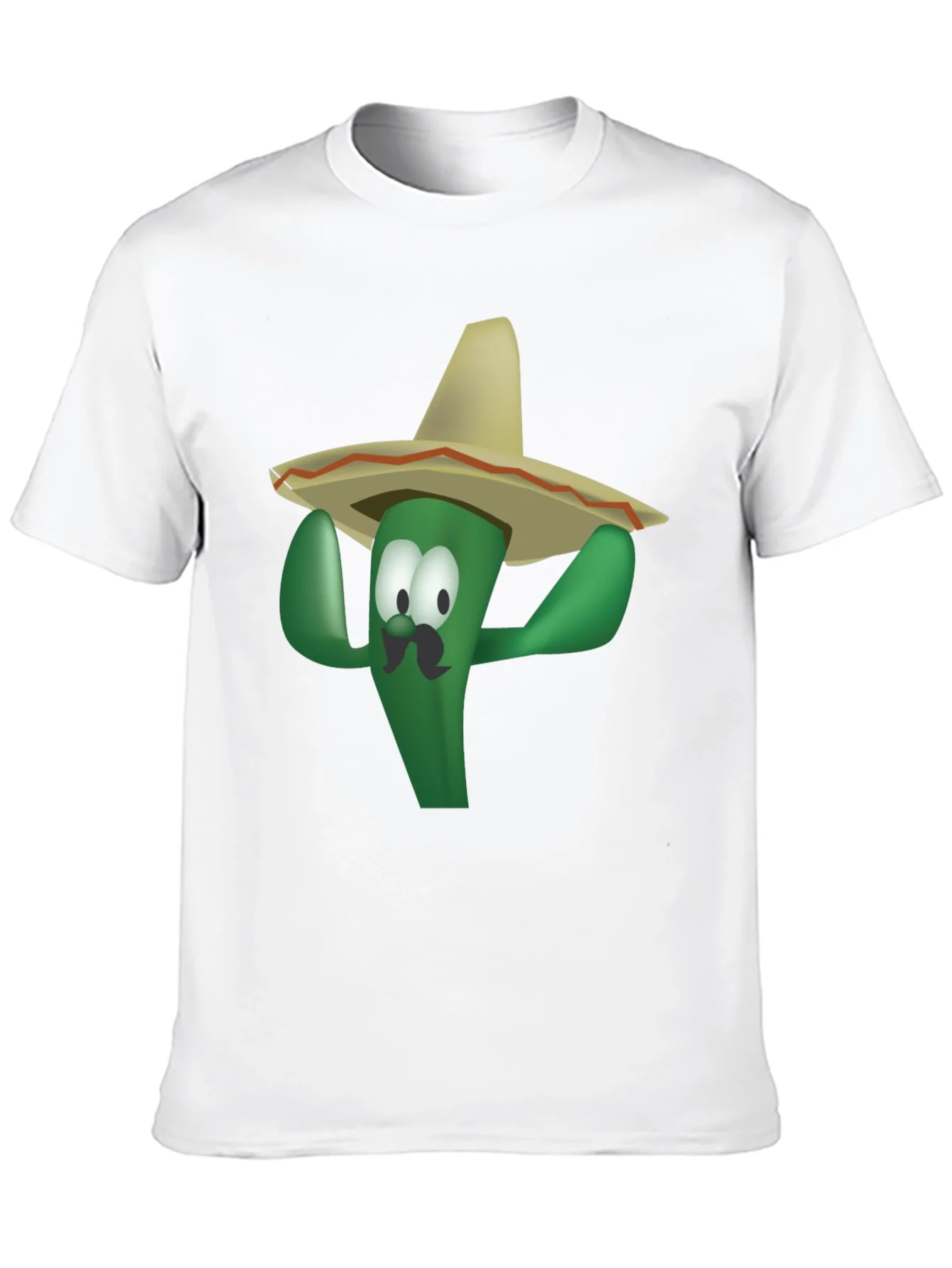 Camiseta Negra con Cactus Sombrero