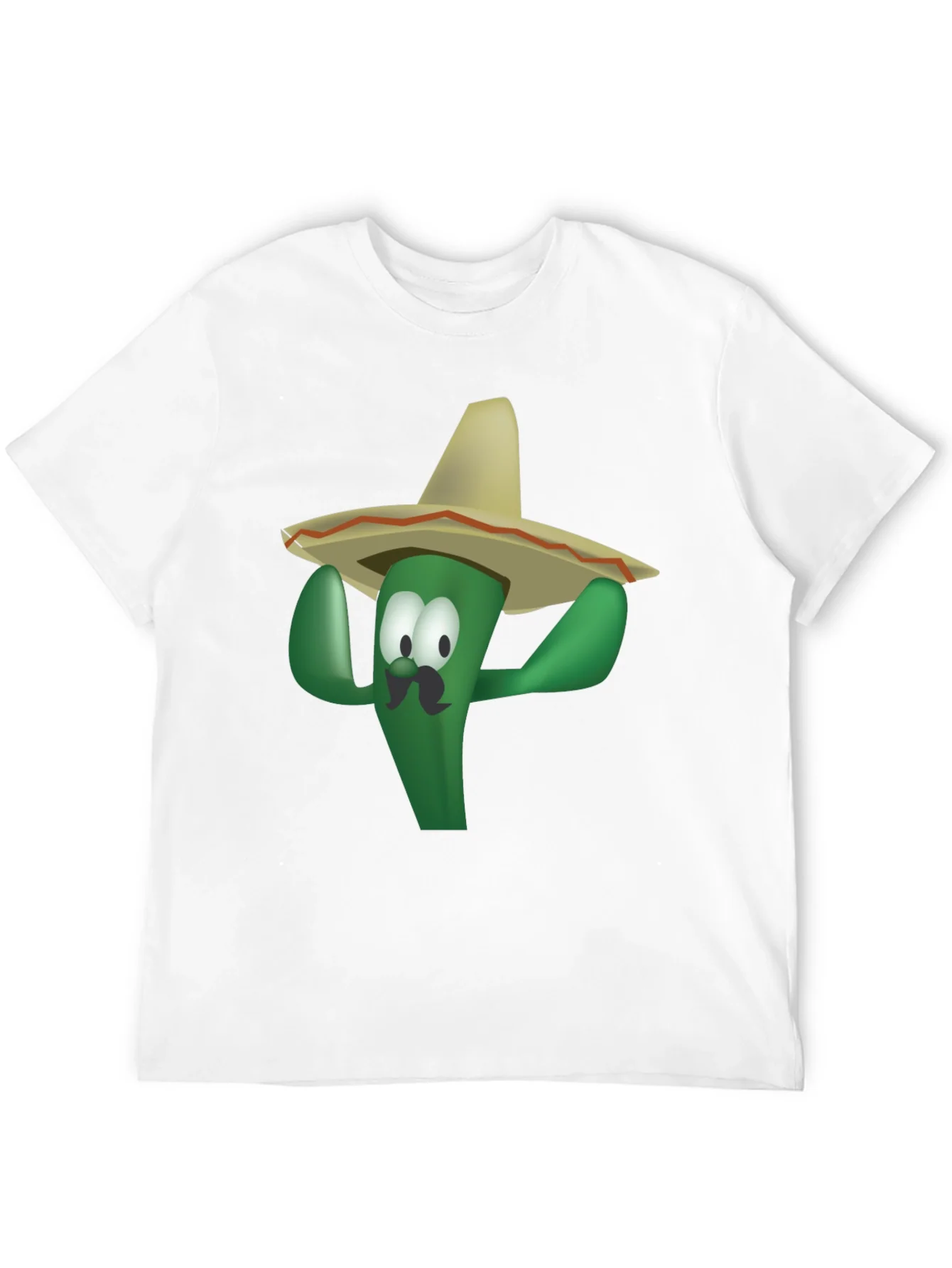 Camiseta Negra con Cactus Sombrero