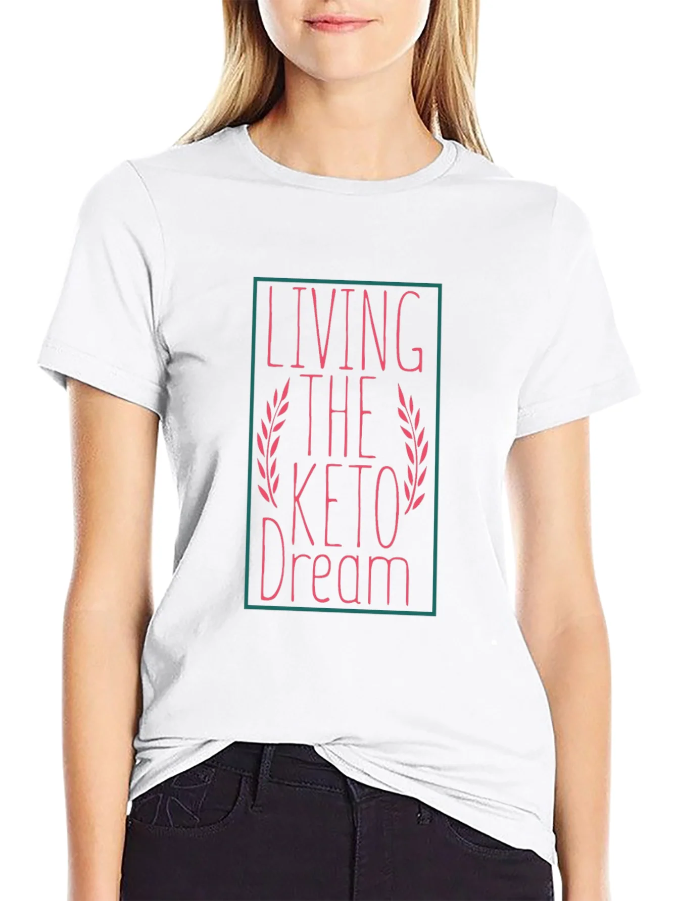 Rebbecca Living The Keto Dream Black T-Shirt