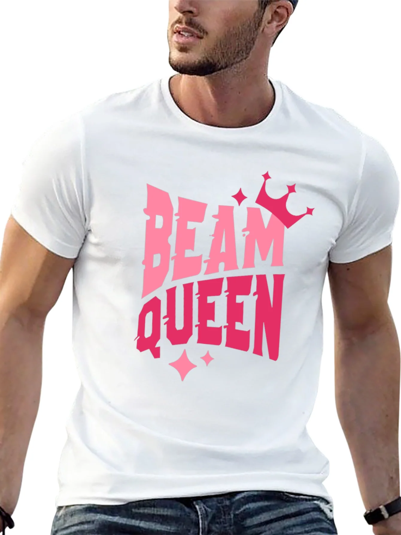 Camiseta Negra Beam Queen