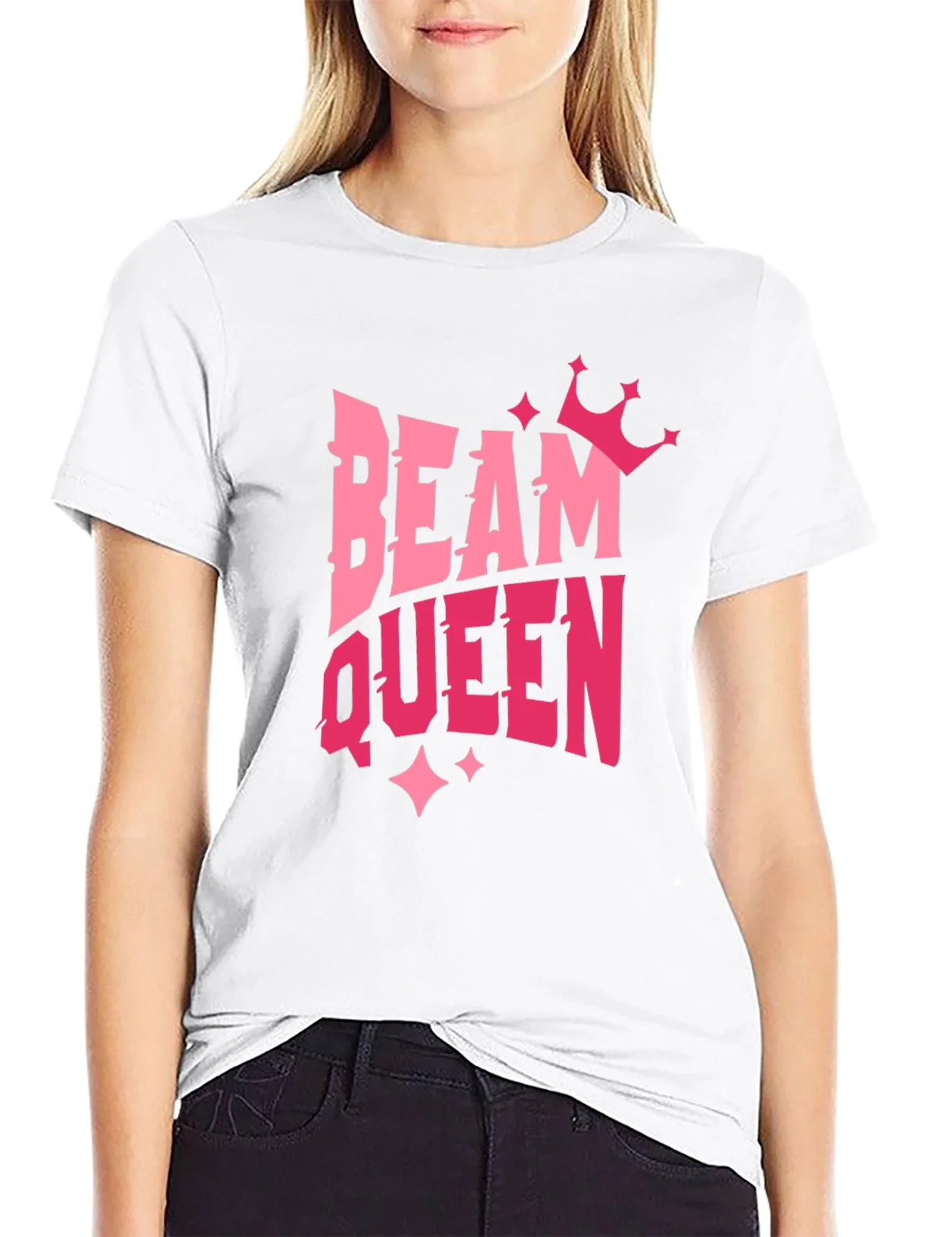 Camiseta Negra Beam Queen
