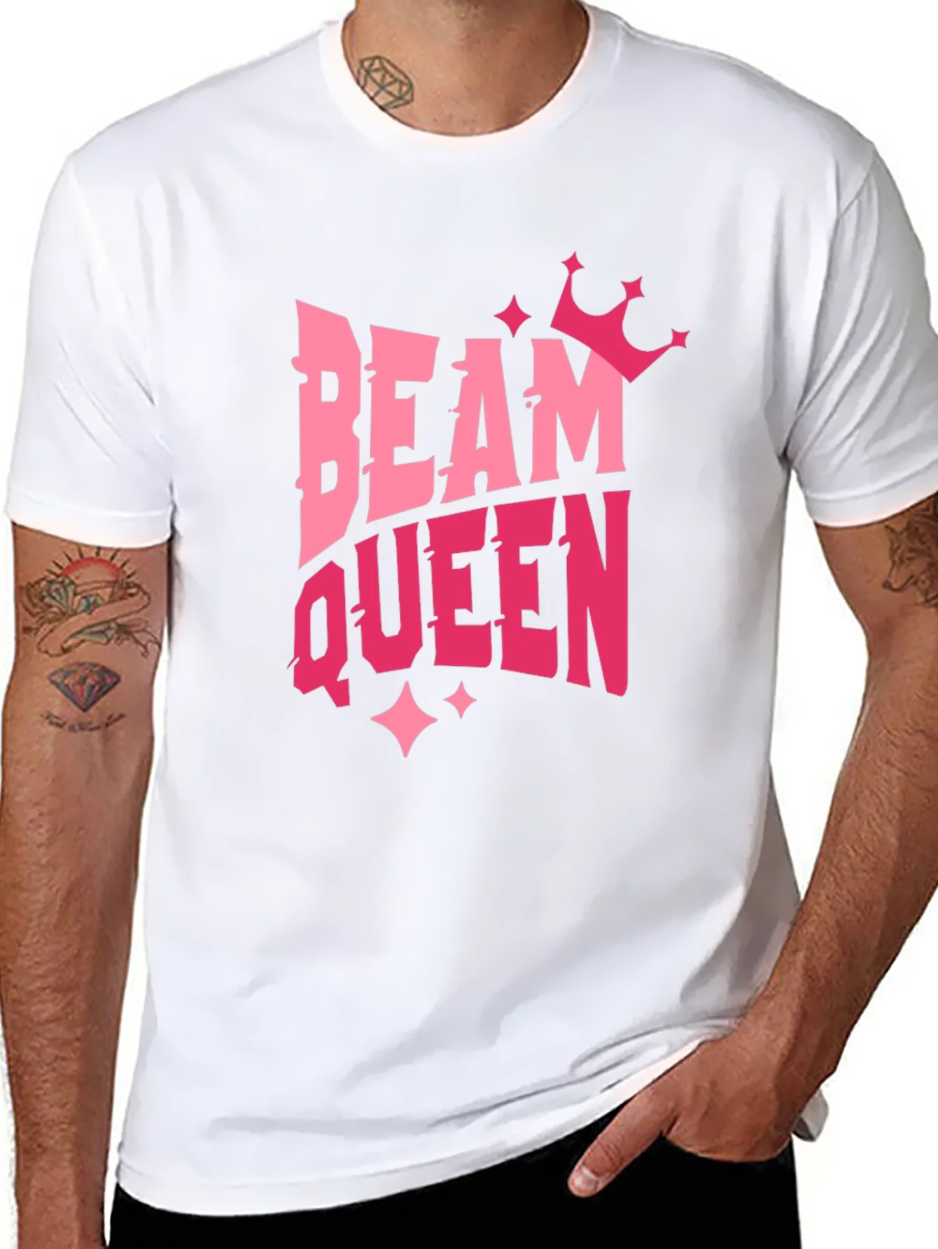 Camiseta Negra Beam Queen