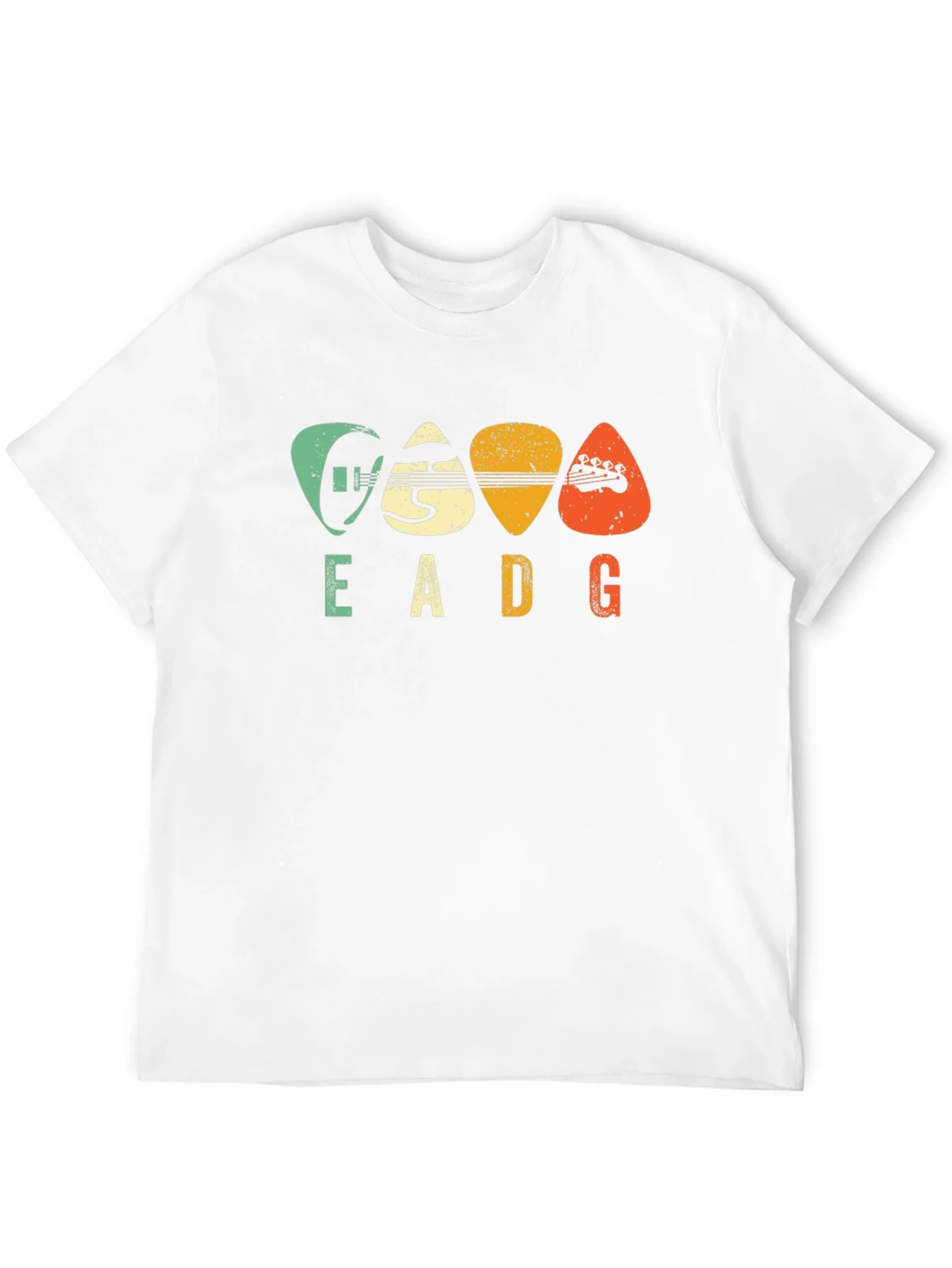 Rebbecca EADG Guitar Pick Graphic Tee - Musician T-Shirt
