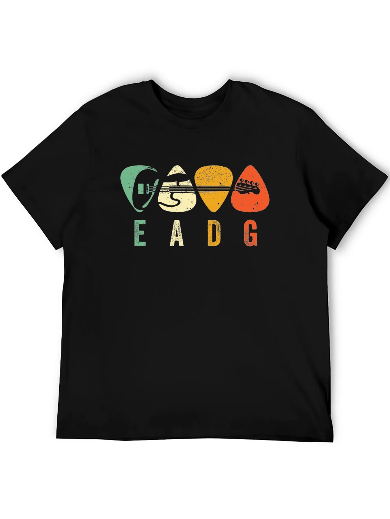 Rebbecca EADG Guitar Pick Graphic Tee - Musician T-Shirt