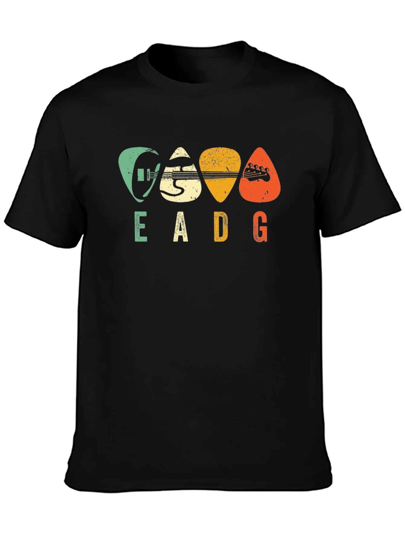 Rebbecca EADG Guitar Pick Graphic Tee - Musician T-Shirt
