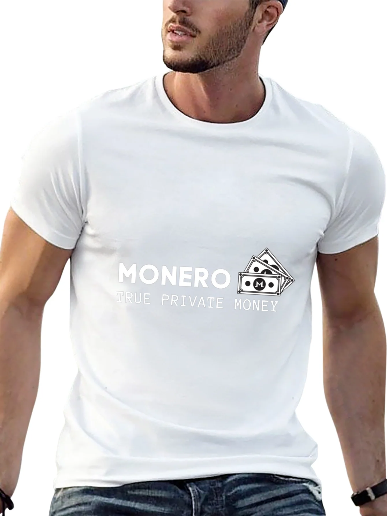Rebbecca Monero True Private Money Black T-Shirt