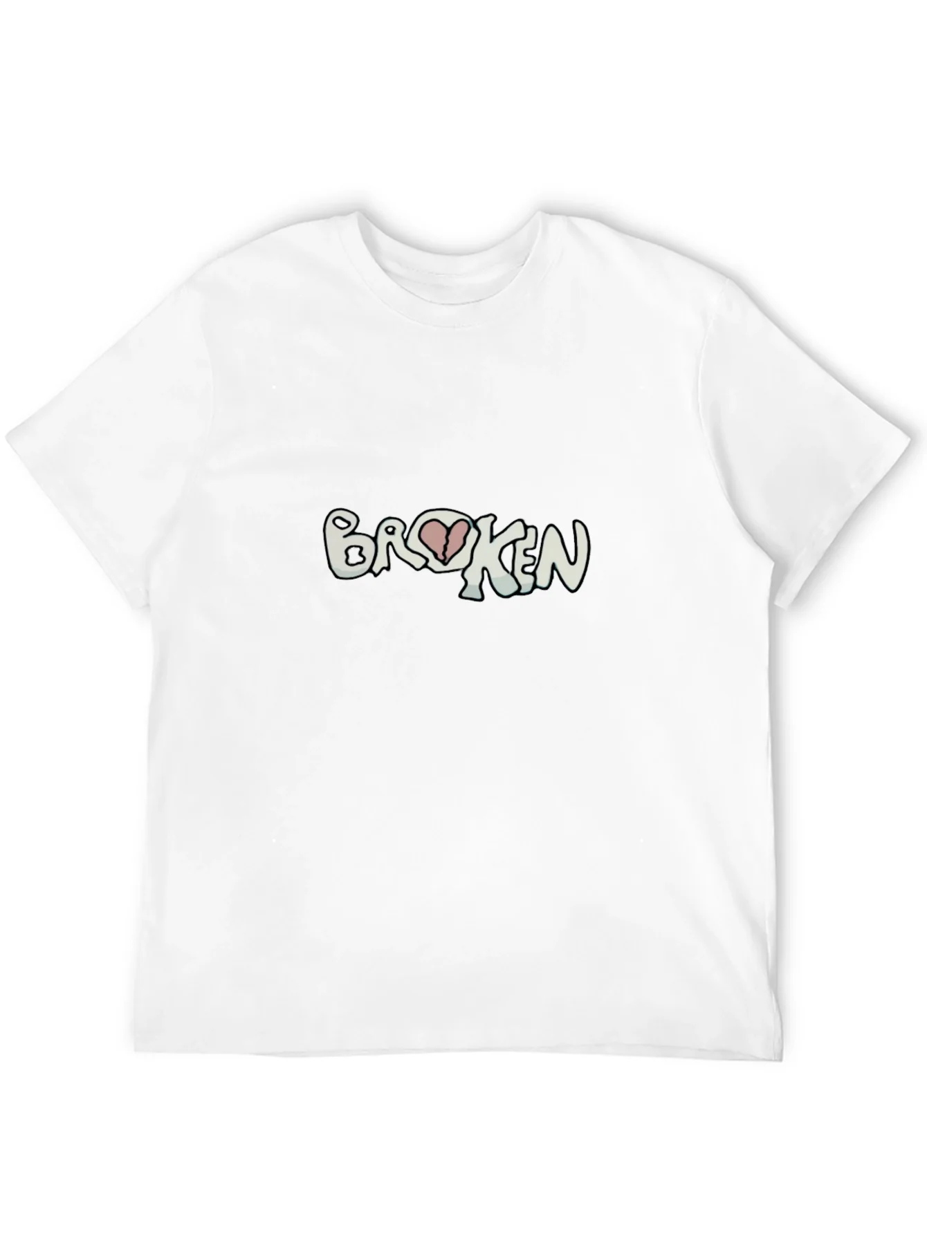 Rebbecca Broken Heart Graphic Tee - Casual Comfort