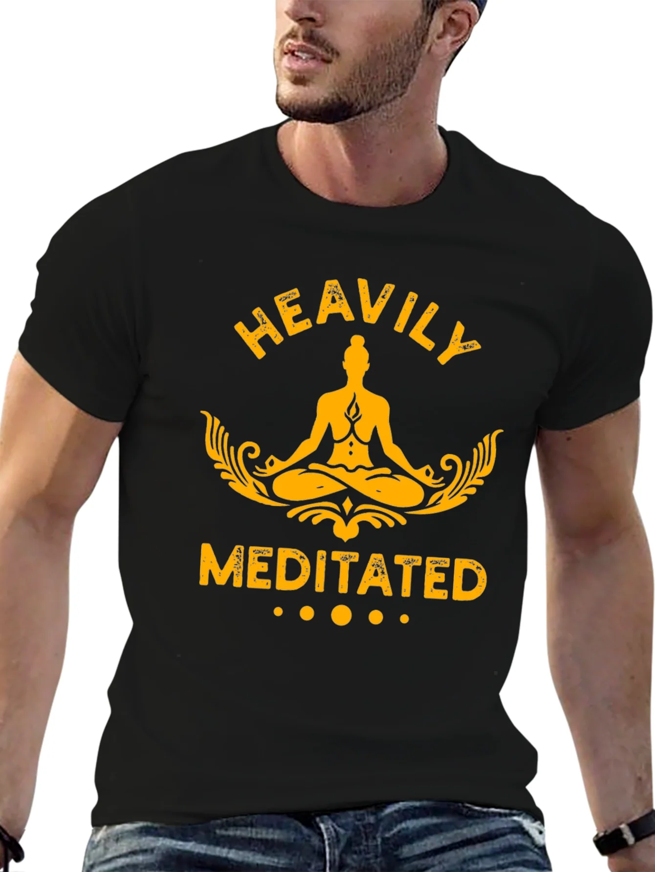 Rebbecca Heavily Meditated Graphic T-Shirt - Black