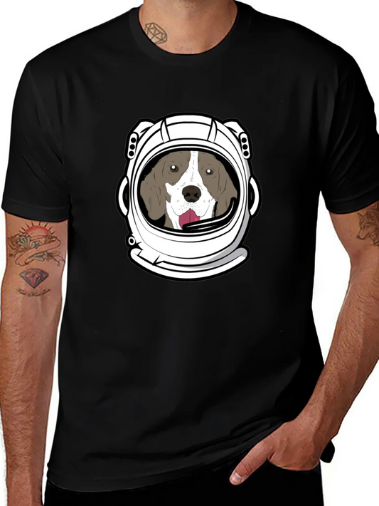 Rebbecca Dog Astronaut Graphic T-Shirt