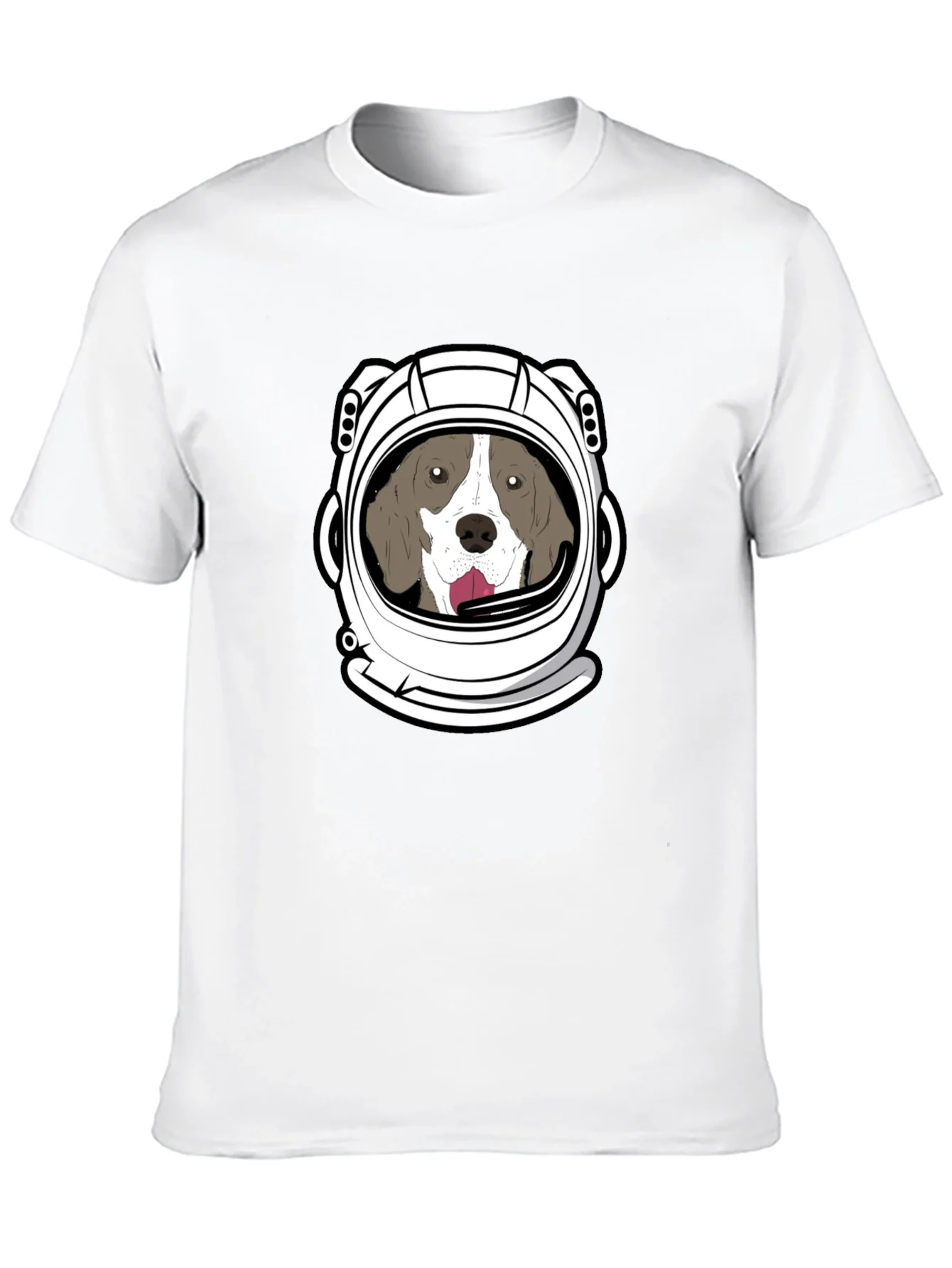 Rebbecca Dog Astronaut Graphic T-Shirt