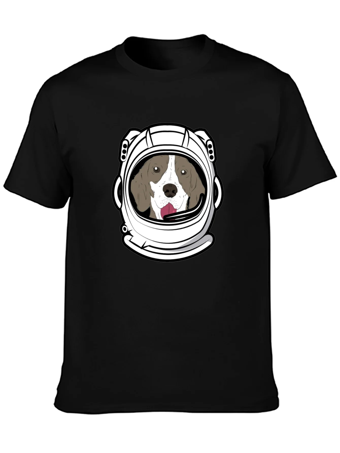 Rebbecca Dog Astronaut Graphic T-Shirt