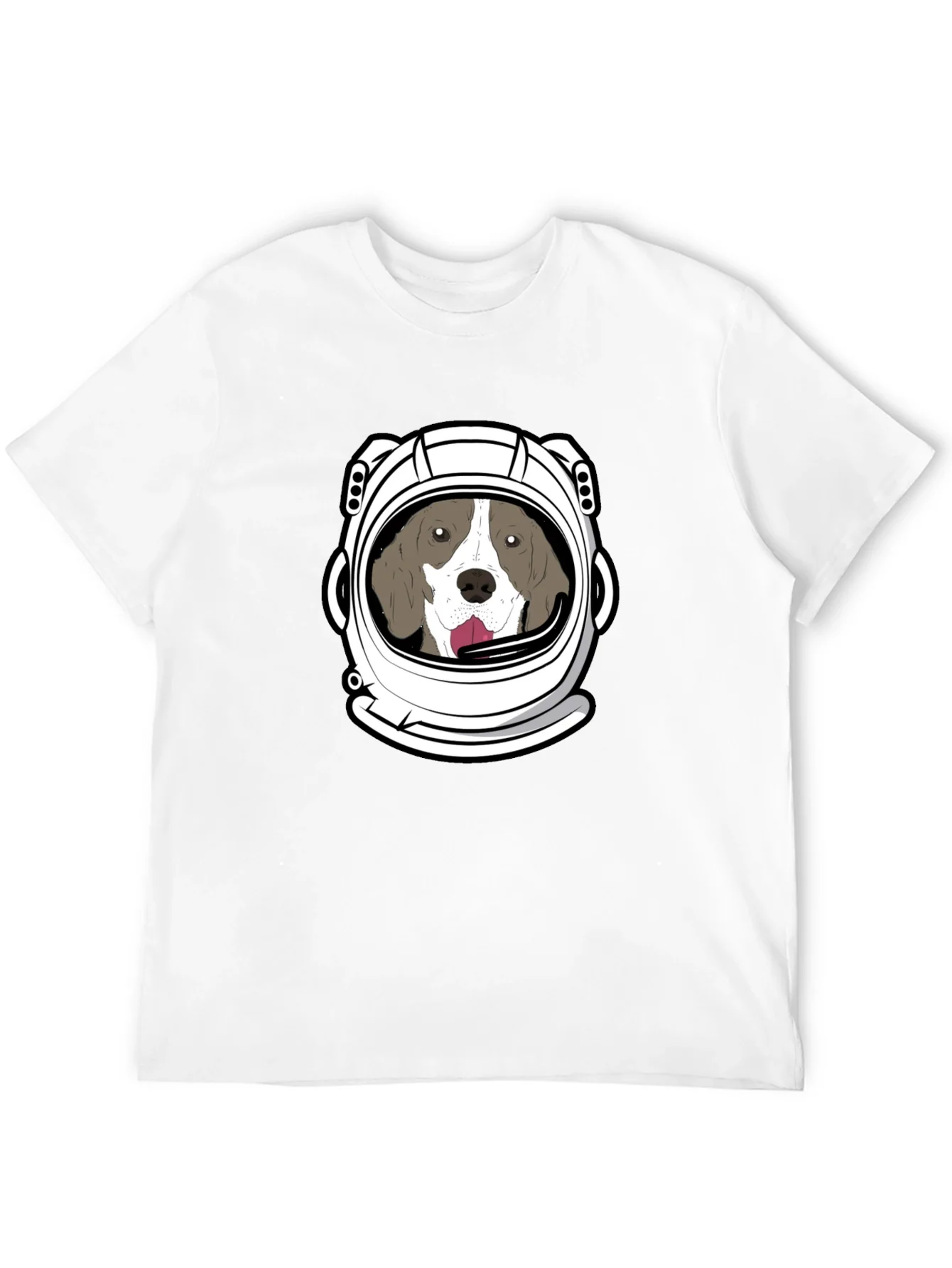 Rebbecca Dog Astronaut Graphic T-Shirt