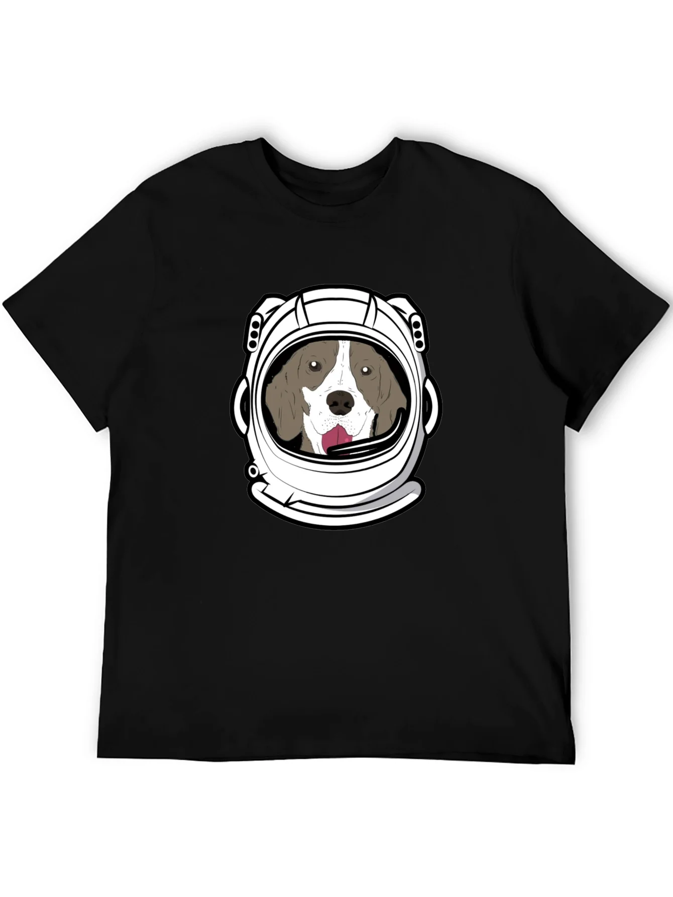 Rebbecca Dog Astronaut Graphic T-Shirt