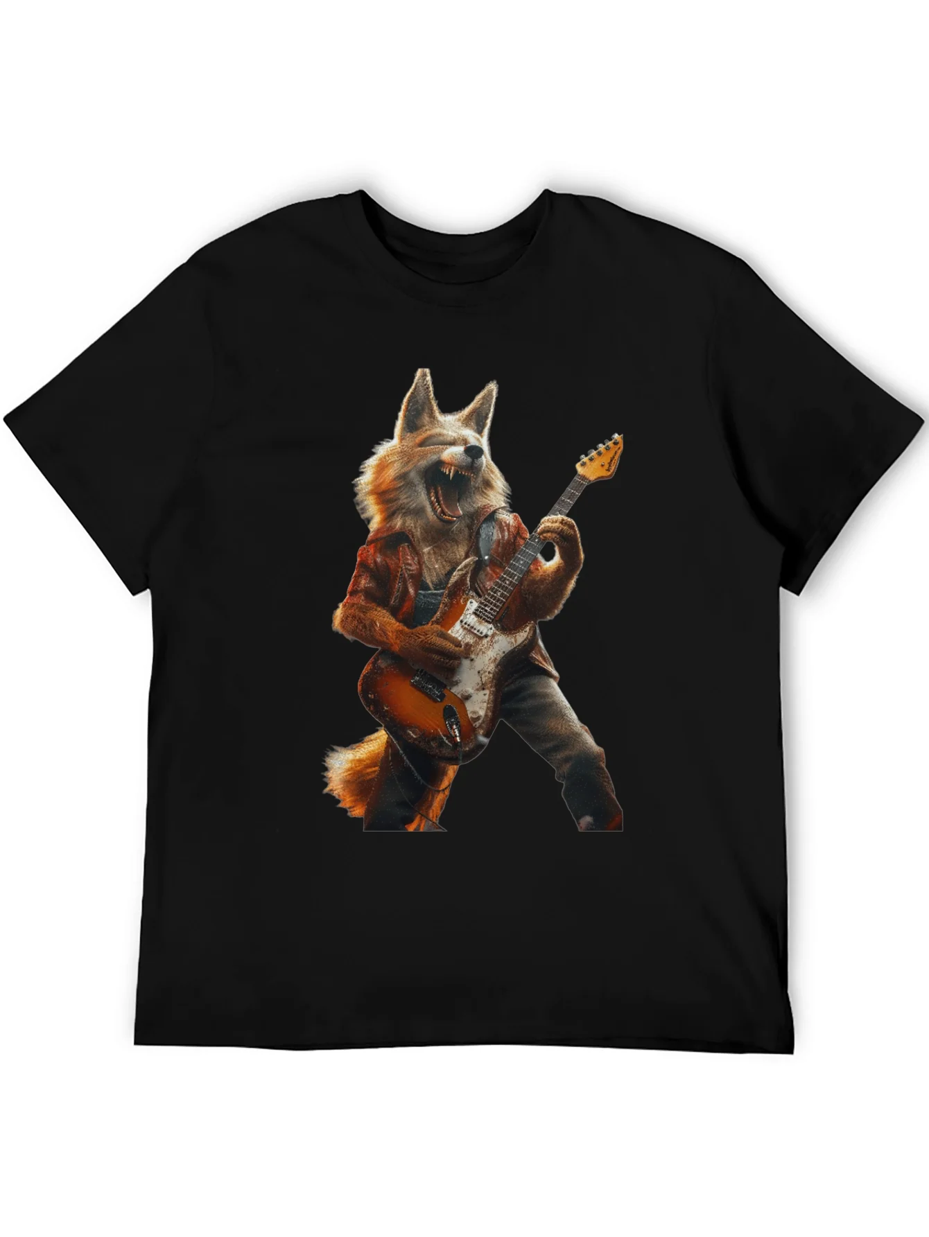 Rebbecca Fox Guitarist Graphic Tee - Rock On!