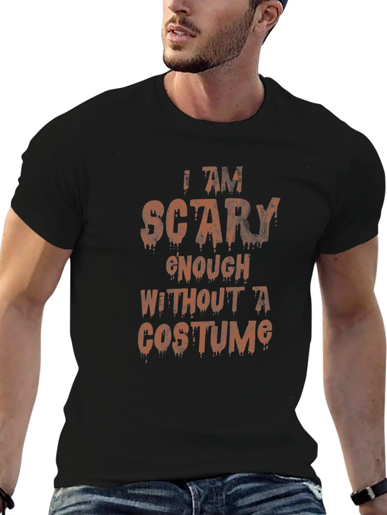 Rebbecca Scary Enough Halloween T-Shirt - Costume Alternative