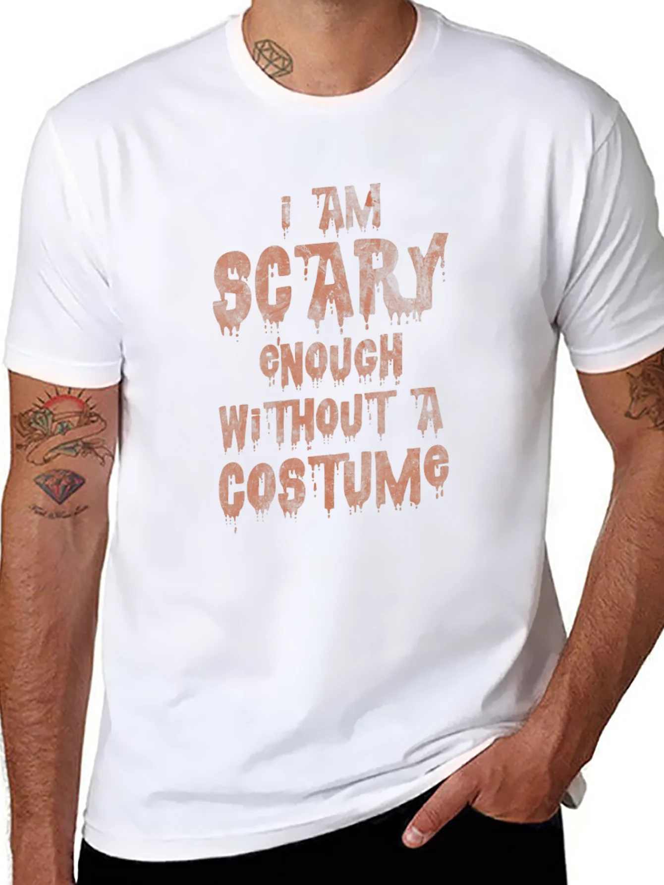 Rebbecca Scary Enough Halloween T-Shirt - Costume Alternative