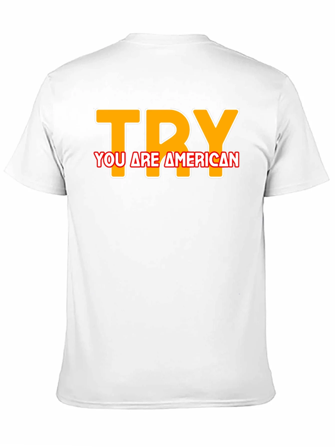 Camiseta Negra TRY You Are American