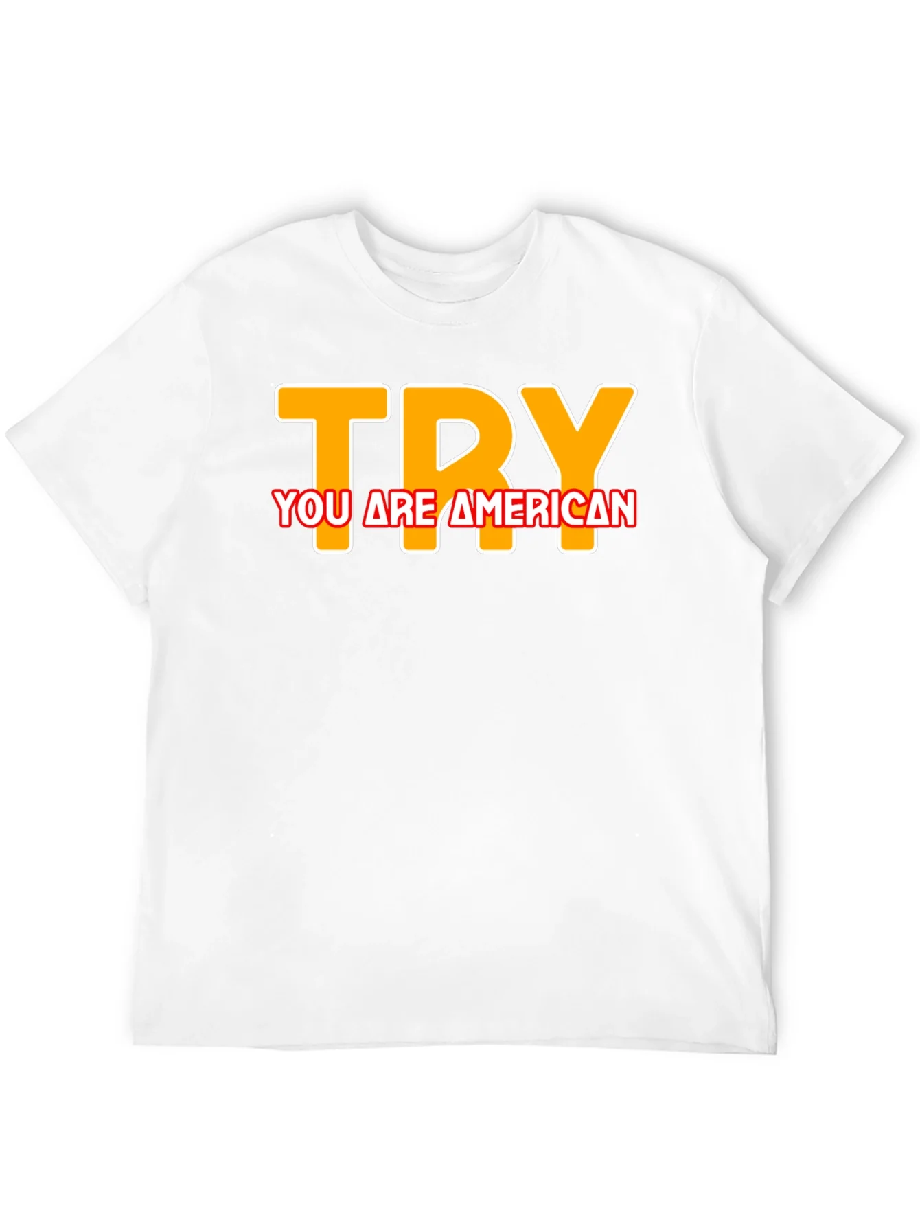 Camiseta Negra TRY You Are American