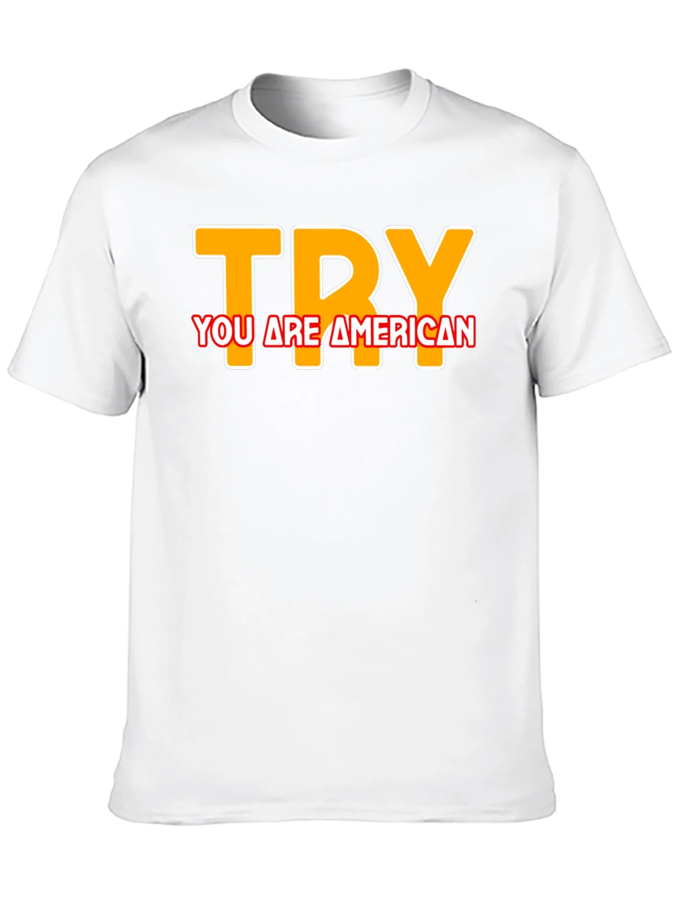 Camiseta Negra TRY You Are American
