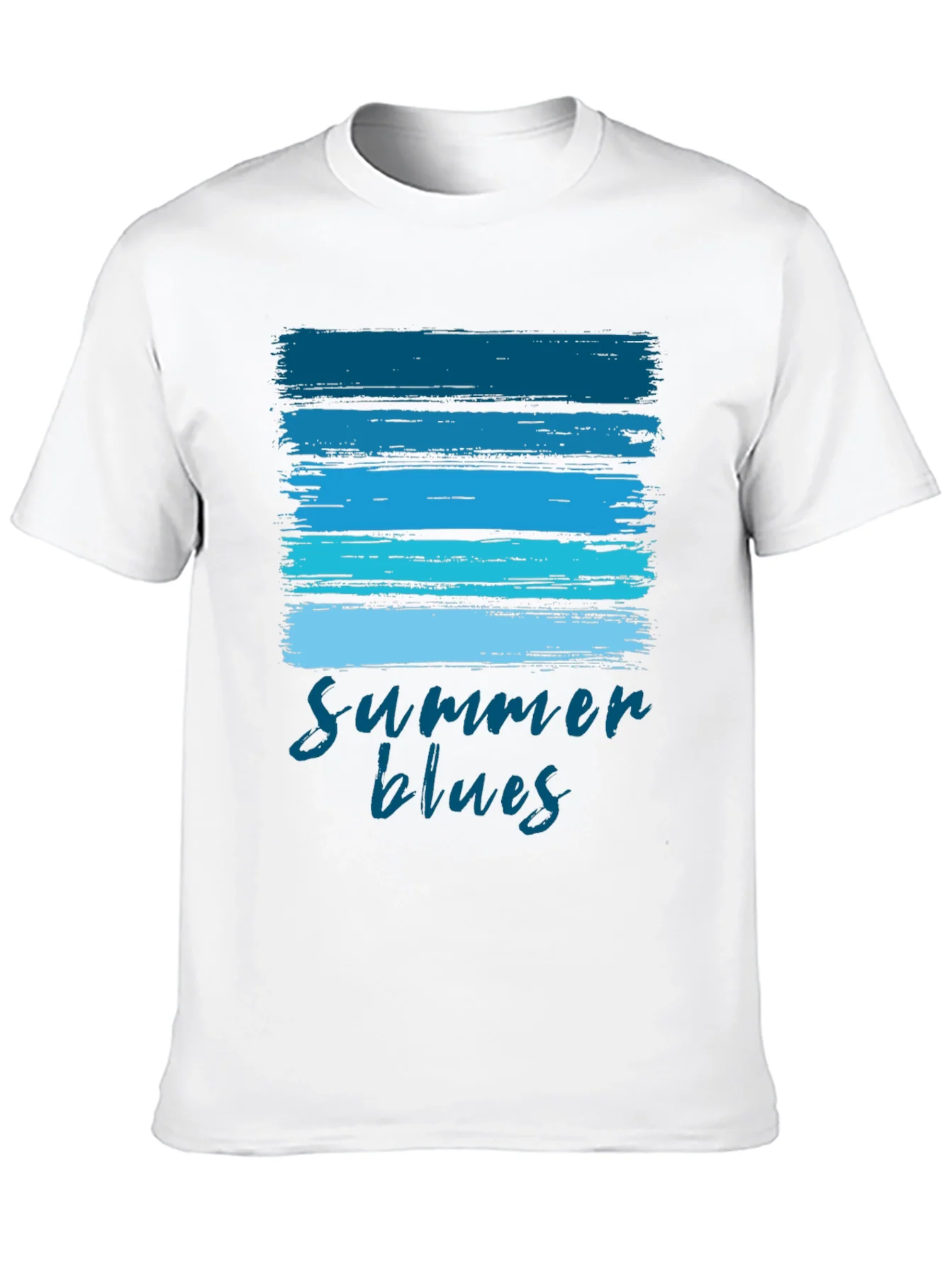 Rebbecca Summer Blues Graphic T-Shirt - Cool & Casual