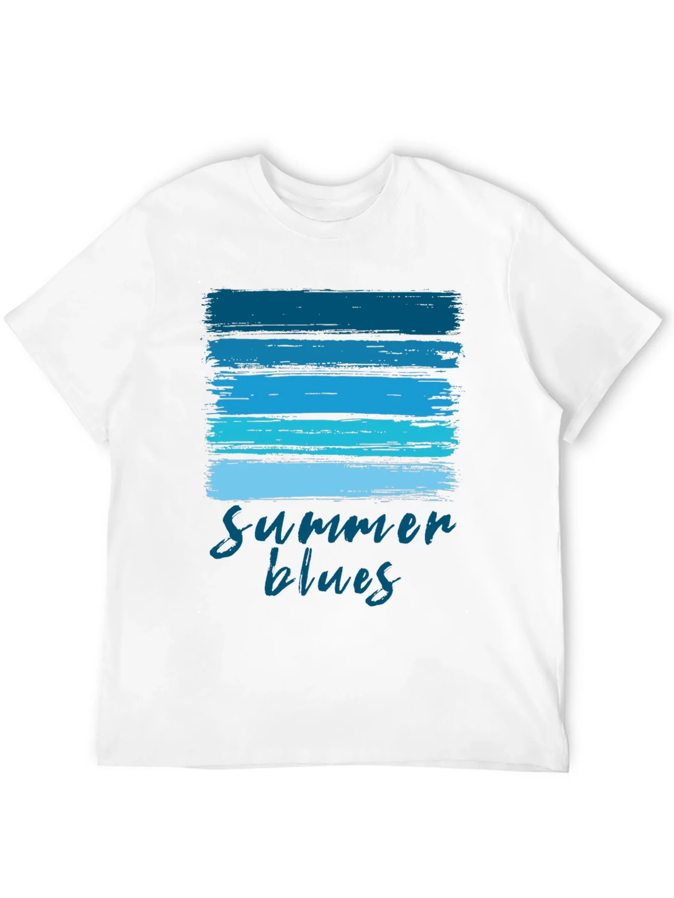 Rebbecca Summer Blues Graphic T-Shirt - Cool & Casual