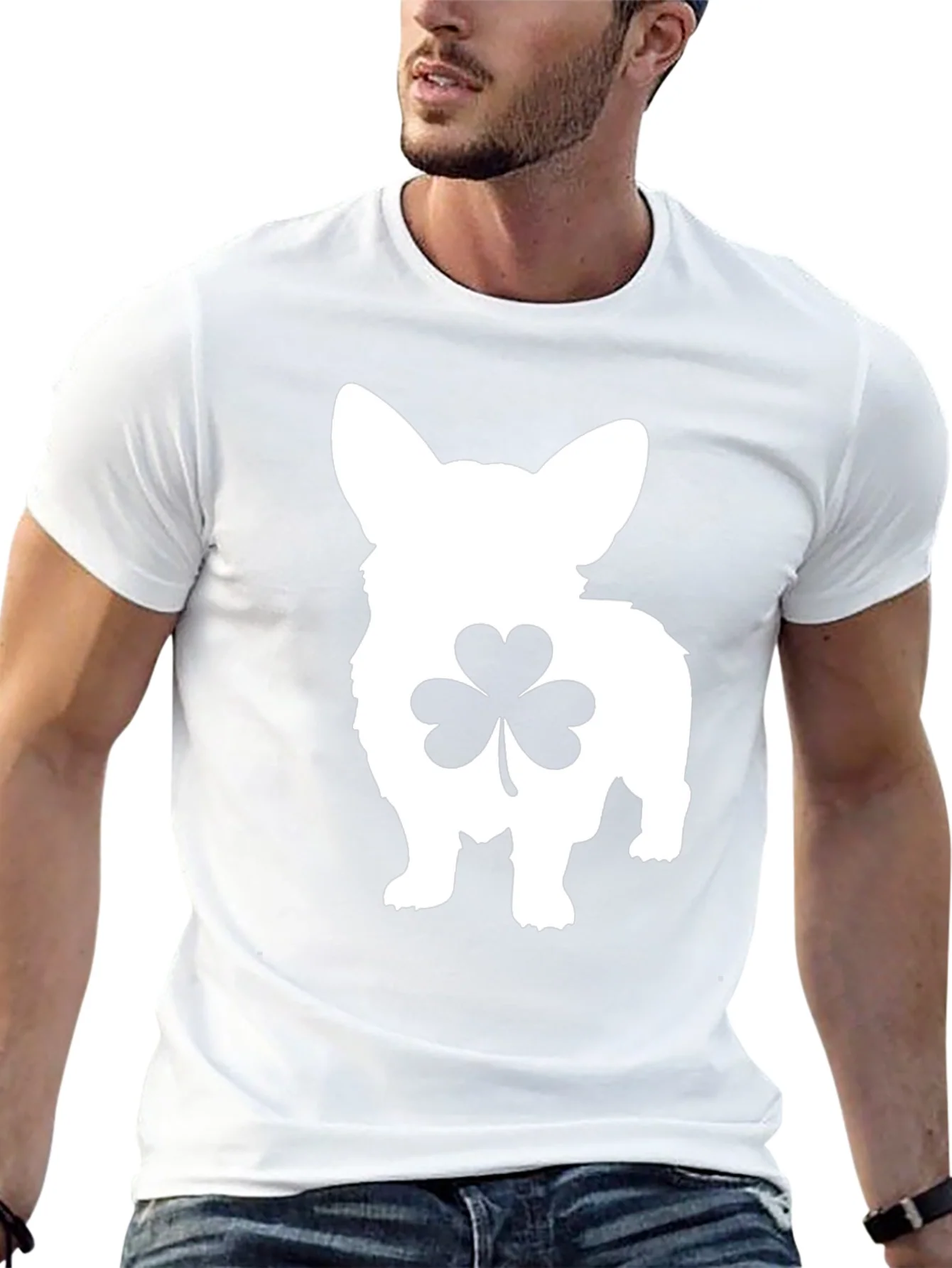 Camiseta Negra Corgi Tr¨¦bol San Patricio