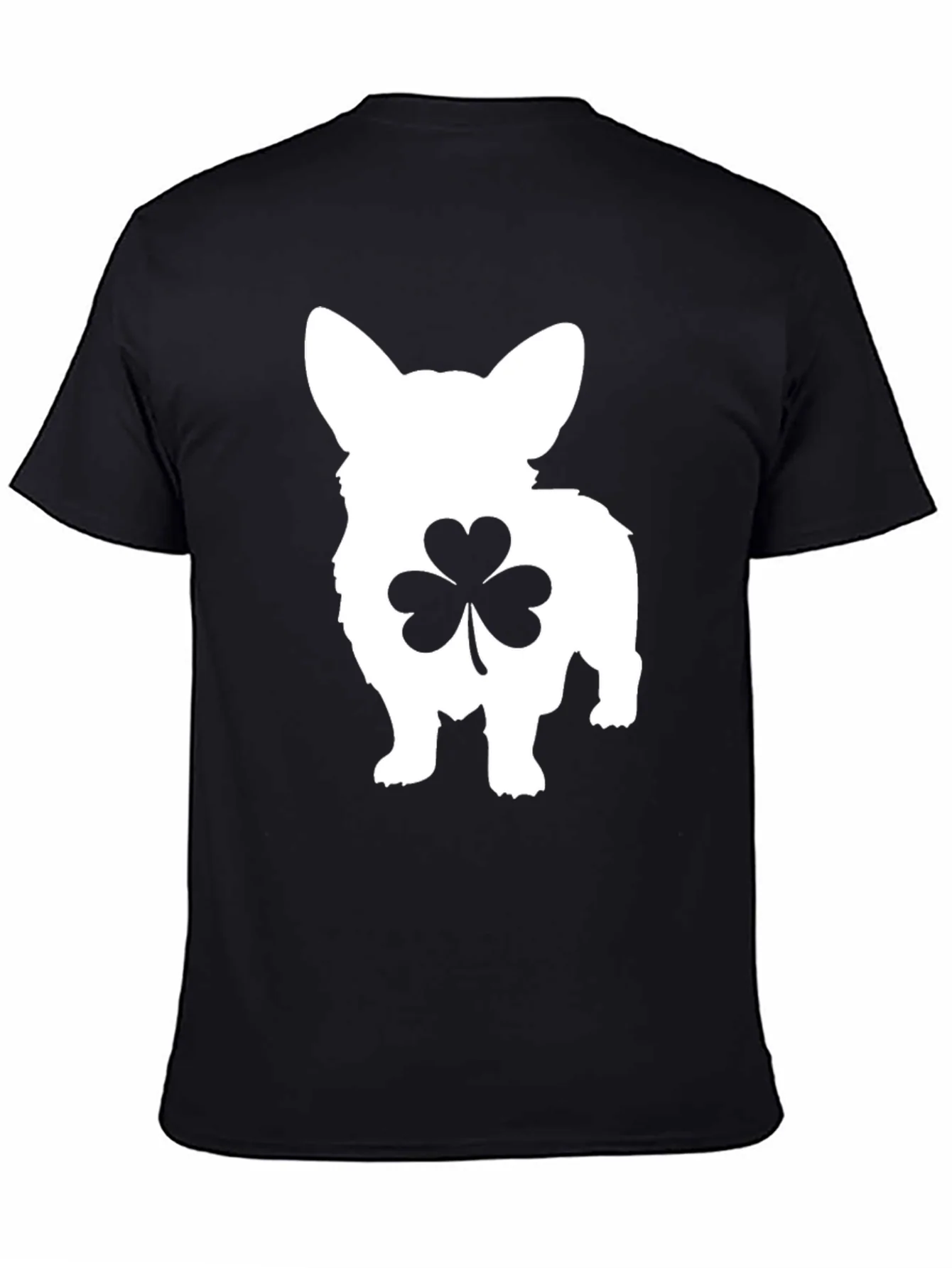 Camiseta Negra Corgi Tr¨¦bol San Patricio
