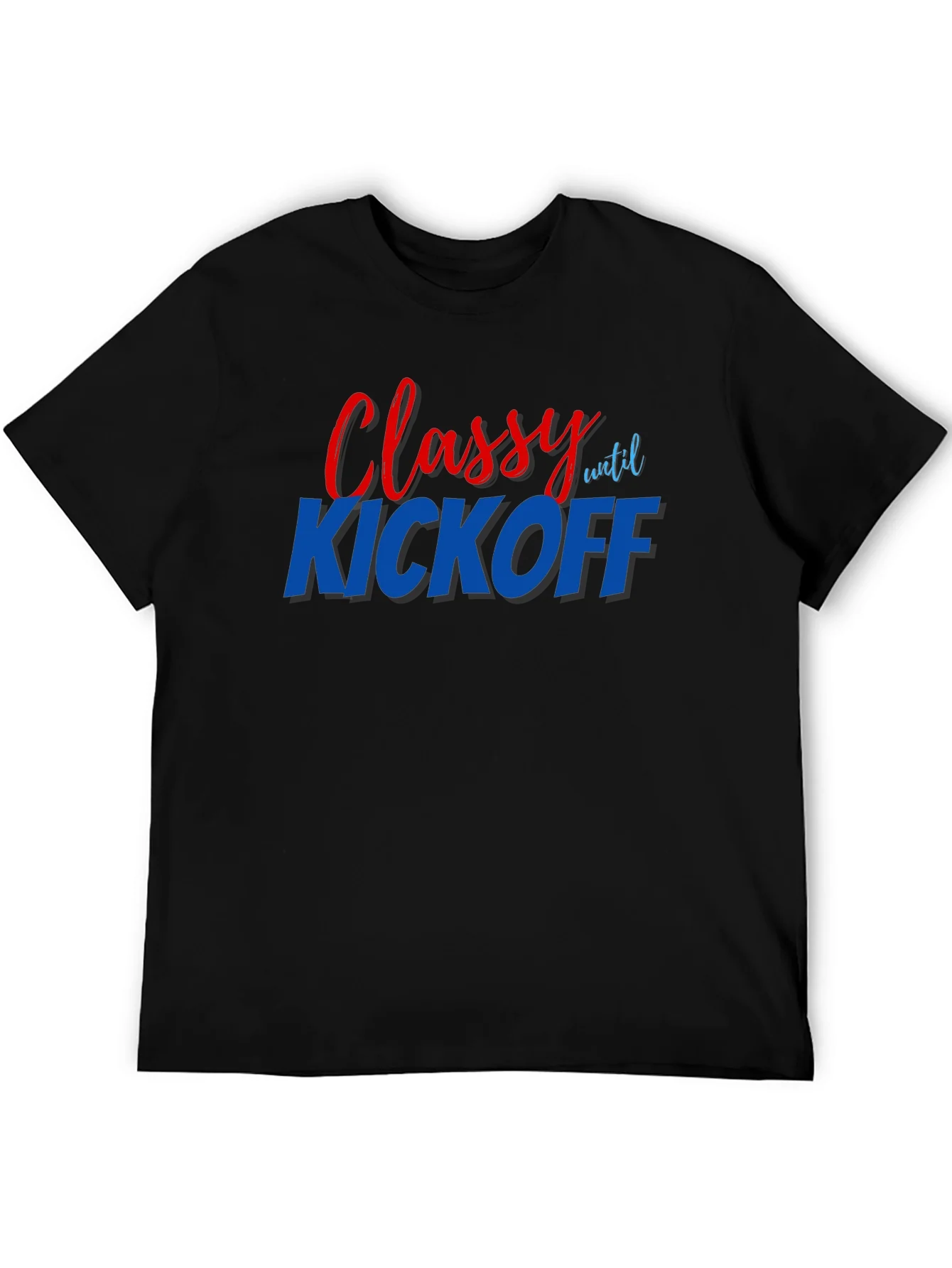 Camiseta Negra Classy Until Kickoff