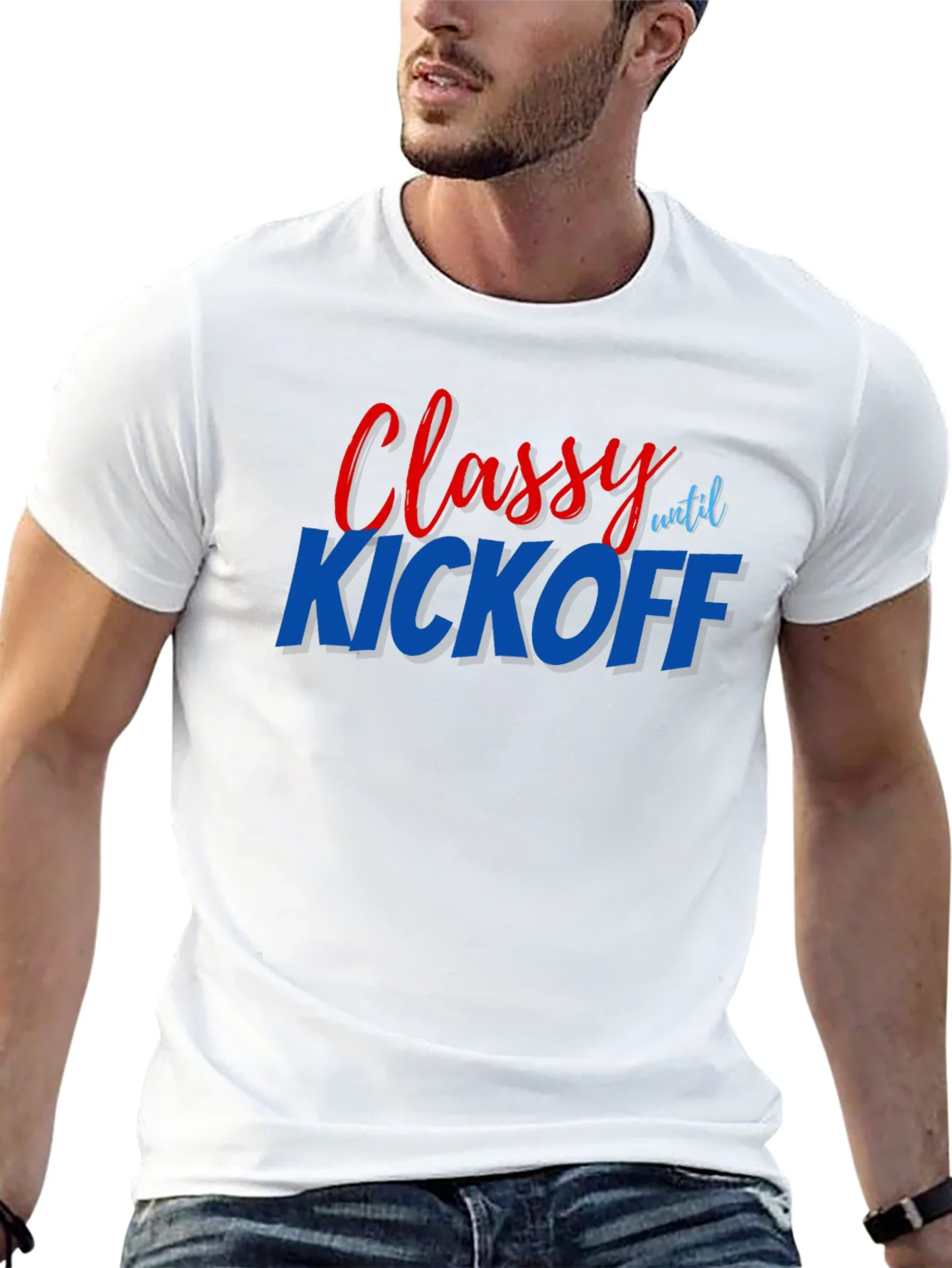 Camiseta Negra Classy Until Kickoff