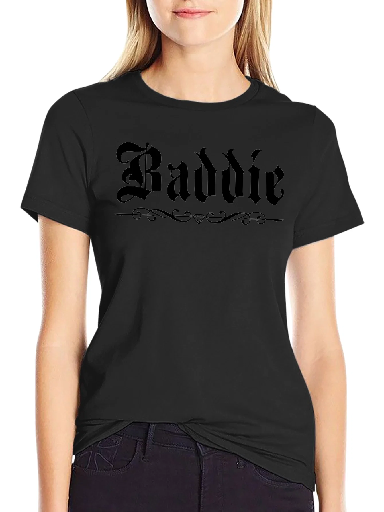 Rebbecca Baddie Graphic T-Shirt - Black