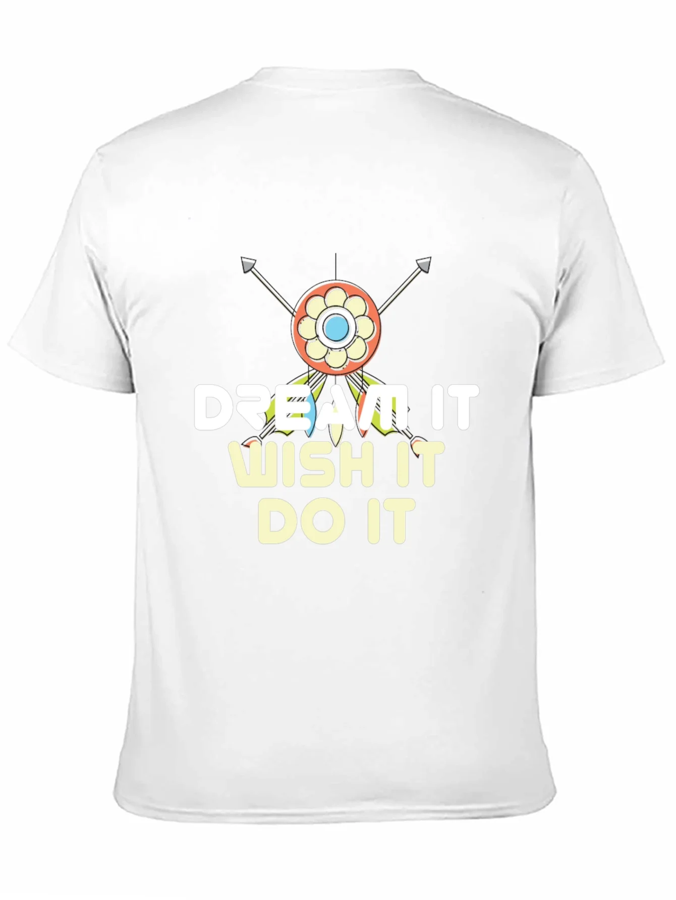 Camiseta Negra Motivacional: Dream It Wish It Do It