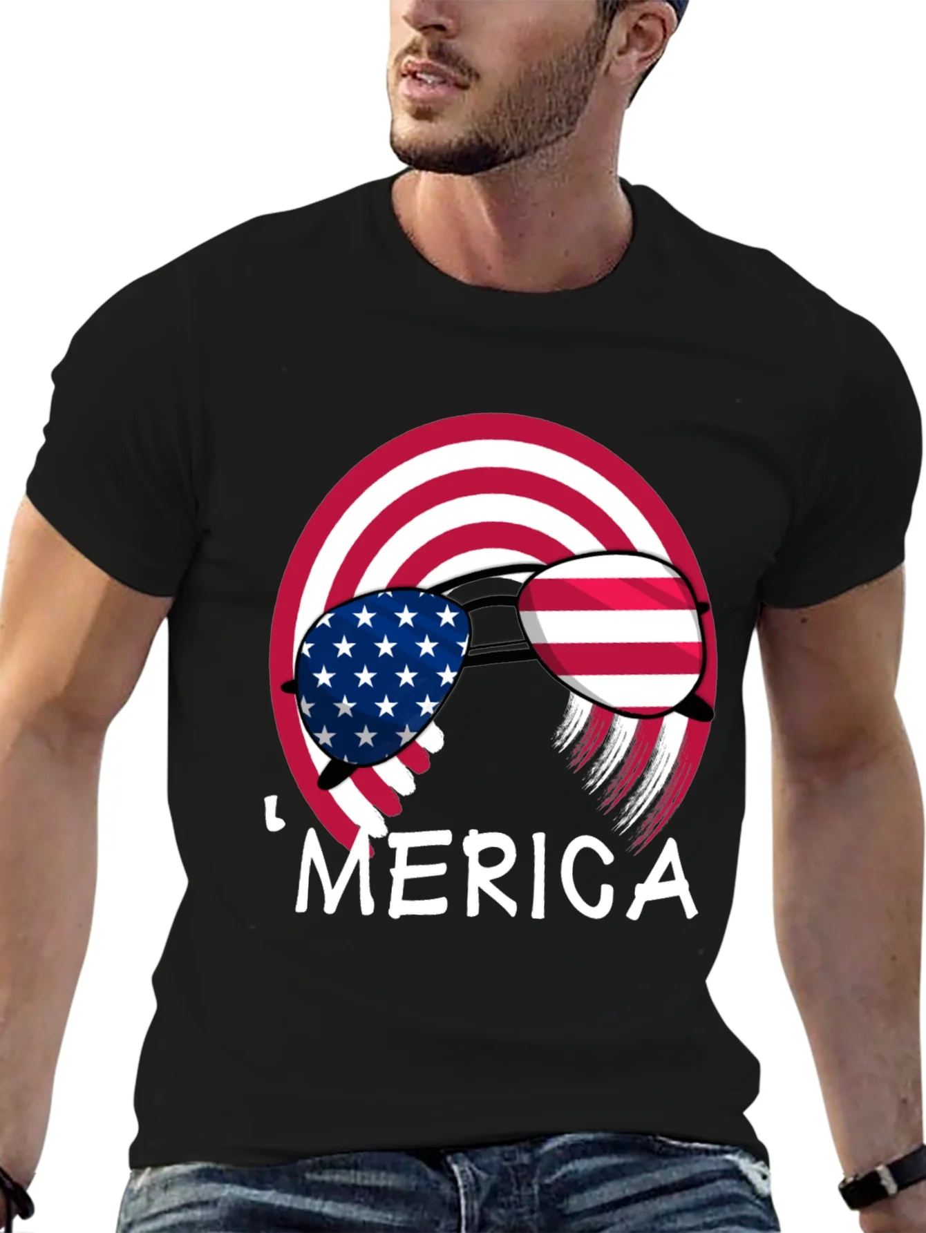 Rebbecca Patriotic Merica T-Shirt